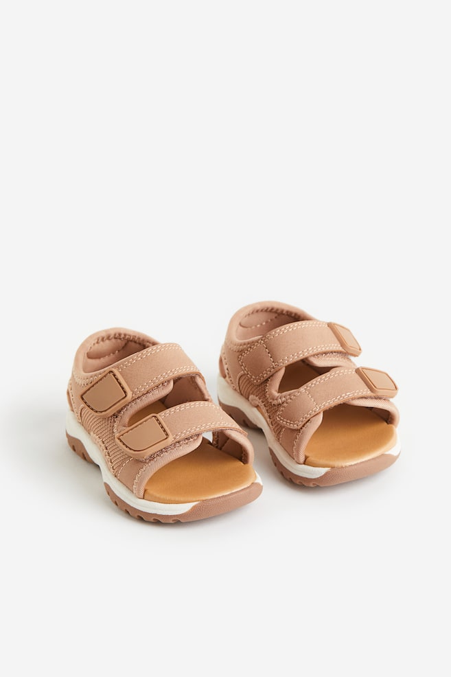 Sandals - Light brown/Light pink/Block-coloured - 1