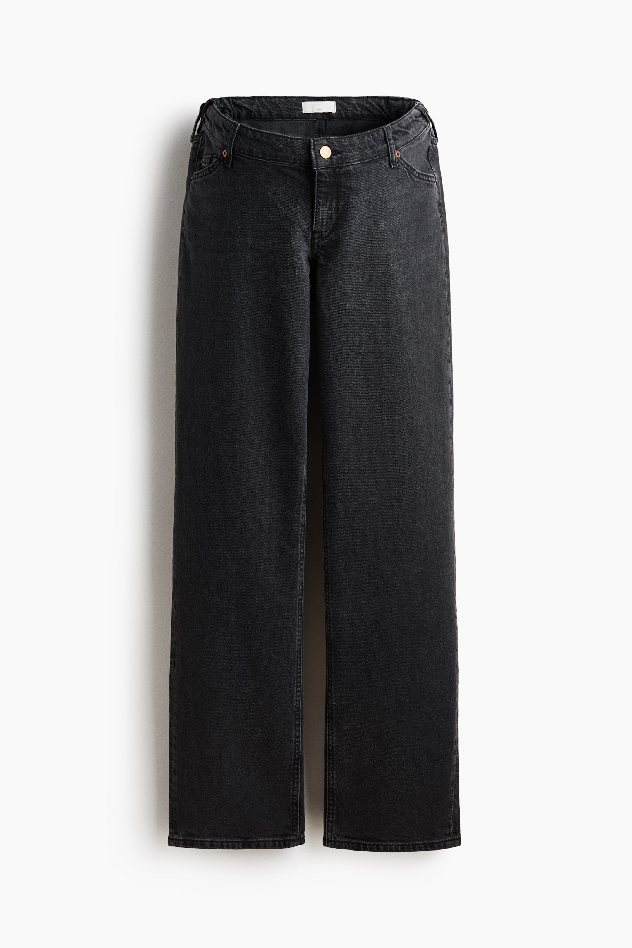 MAMA Straight Low-Waist Jeans