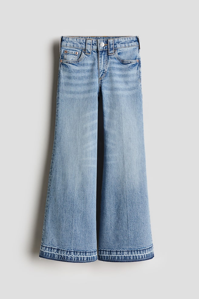 Flared Jeans - Denim blue/Denim gray/Denim blue/Denim blue - 1