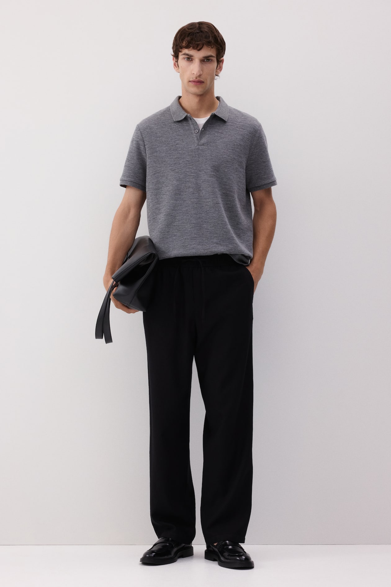 black polo with grey dress pants PARKER (Style #6714L) Polo and Pant Package- Female Fit  Cousin's Concert  Attire