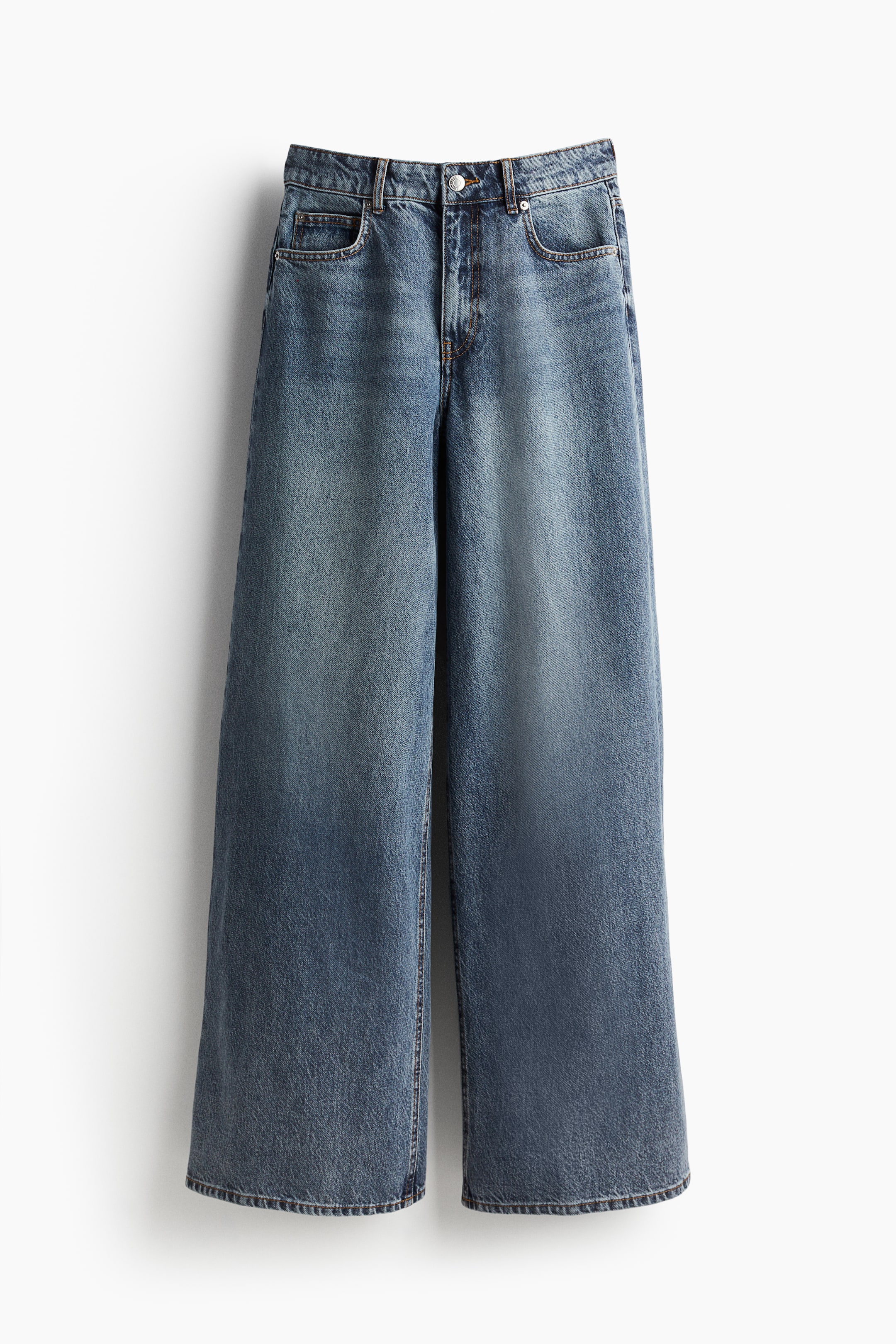 Wide jeans - Denim blue - Ladies | H&M GB 6