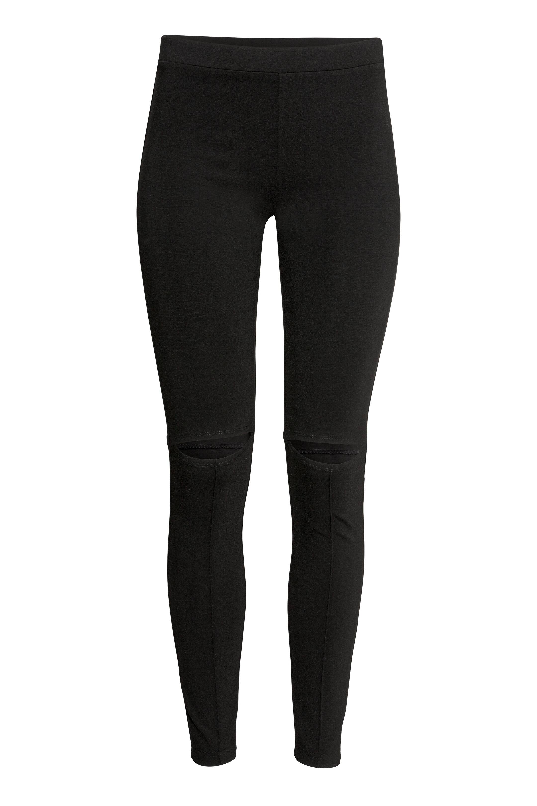 Ver imagen más grande: Leggings con aberturas - Negro - MUJER | H&M ES 1