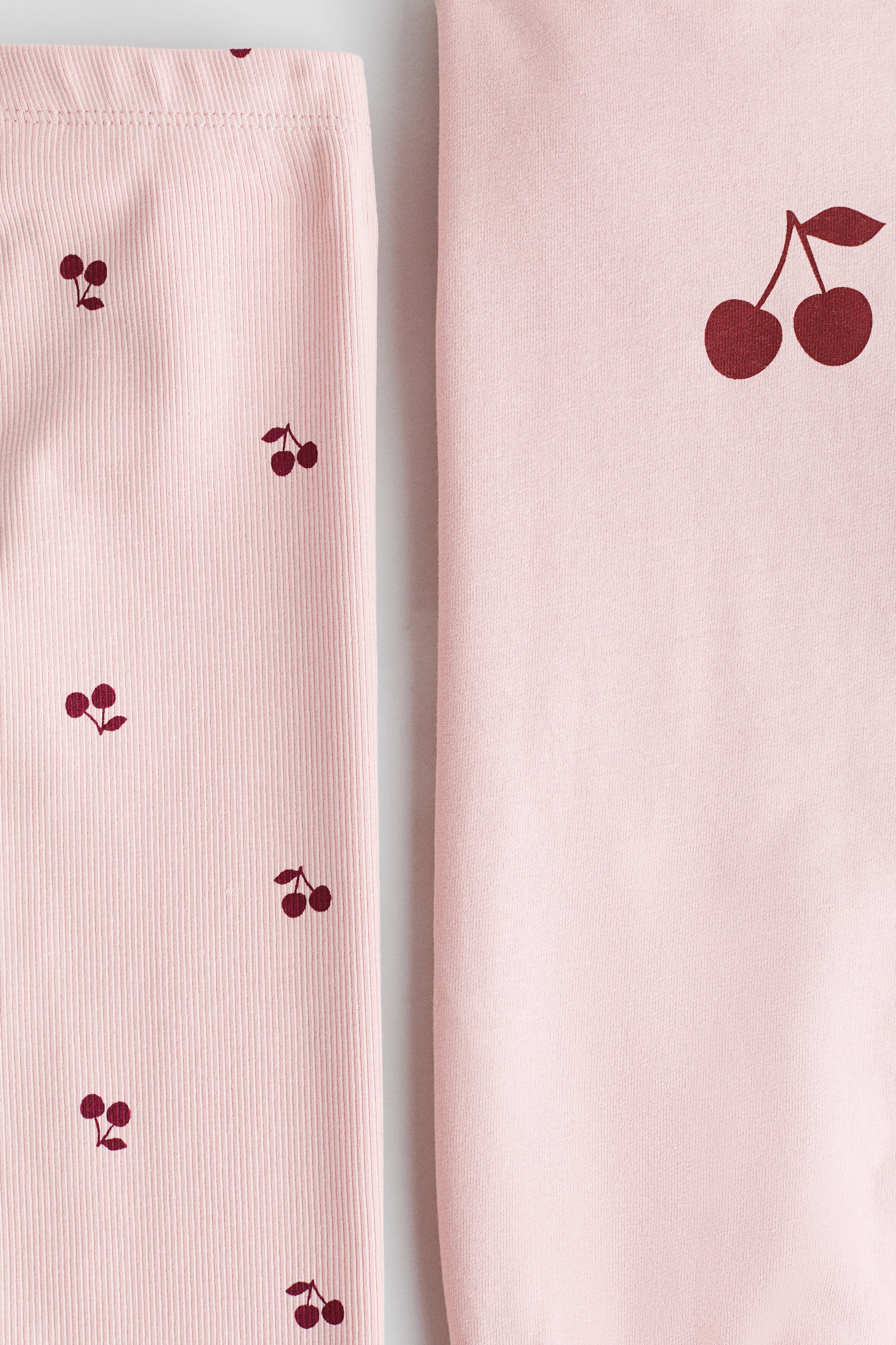 Детские топы H&M 2-Piece Cotton Sweatshirt and Leggings Set — фото 2
