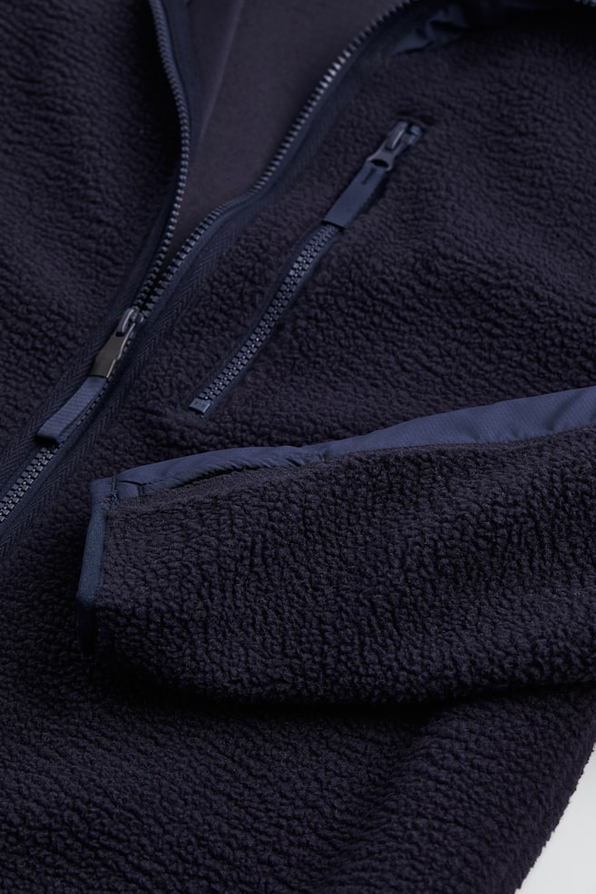 Teddy sports jacket - Navy blue/Black - 5