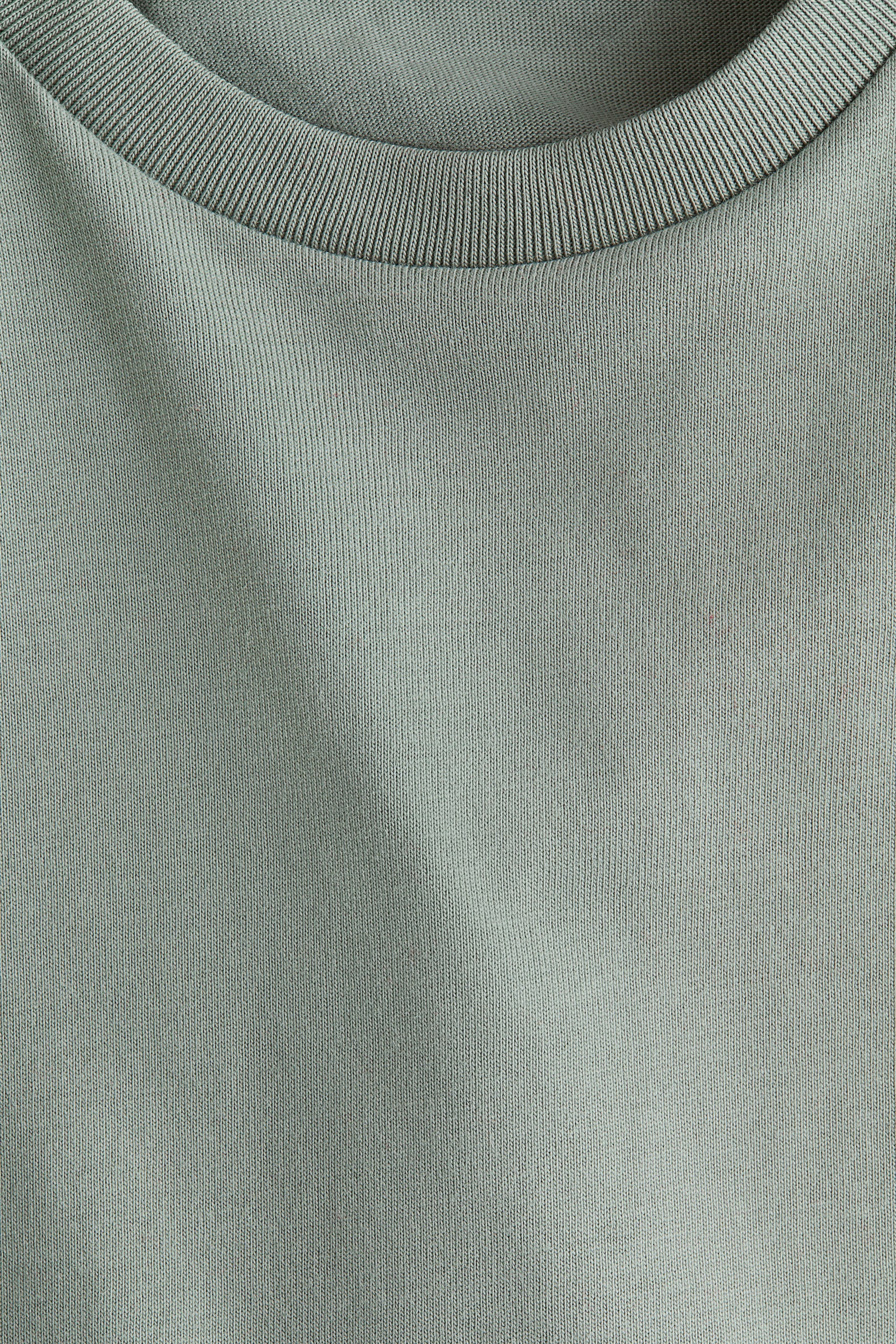 Футболка дуже вільного крою із бавовни піма - Зелений хакі/Білий/Світло-блакитний/Іржаво-червоний - 2