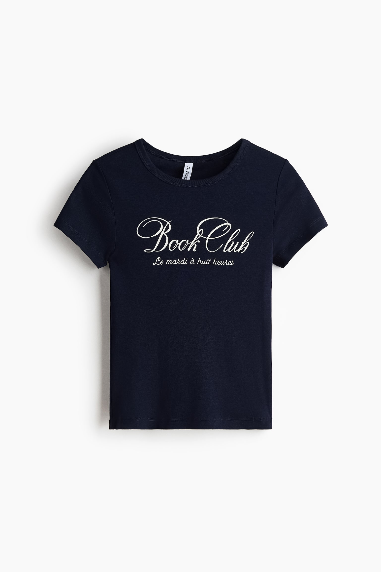Print-motif T-shirt - Màu xanh tím than/Book Club/Màu đỏ rượu/Paris/Màu trắng/Parlez de Moi