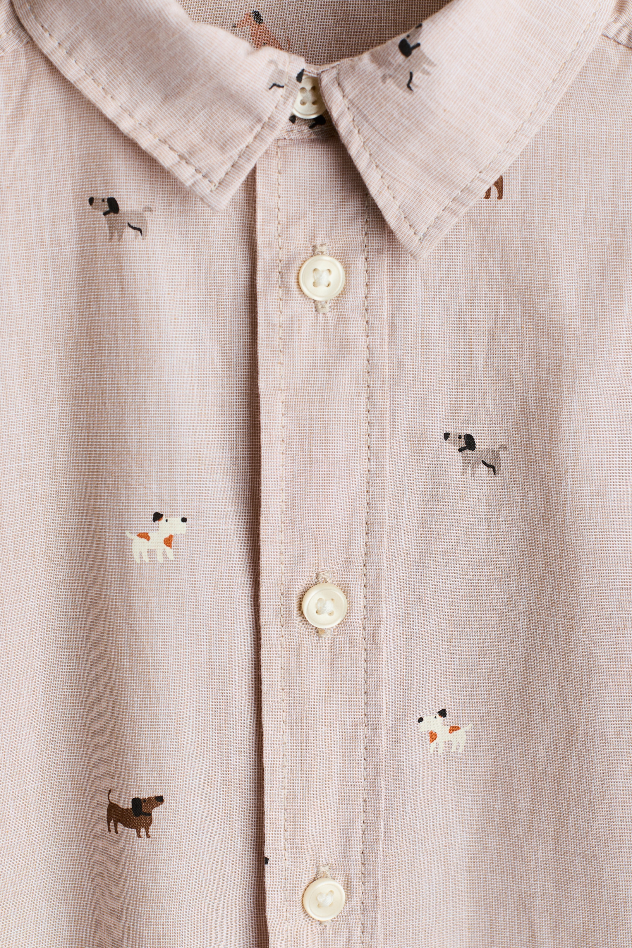 Chemise en coton à motif