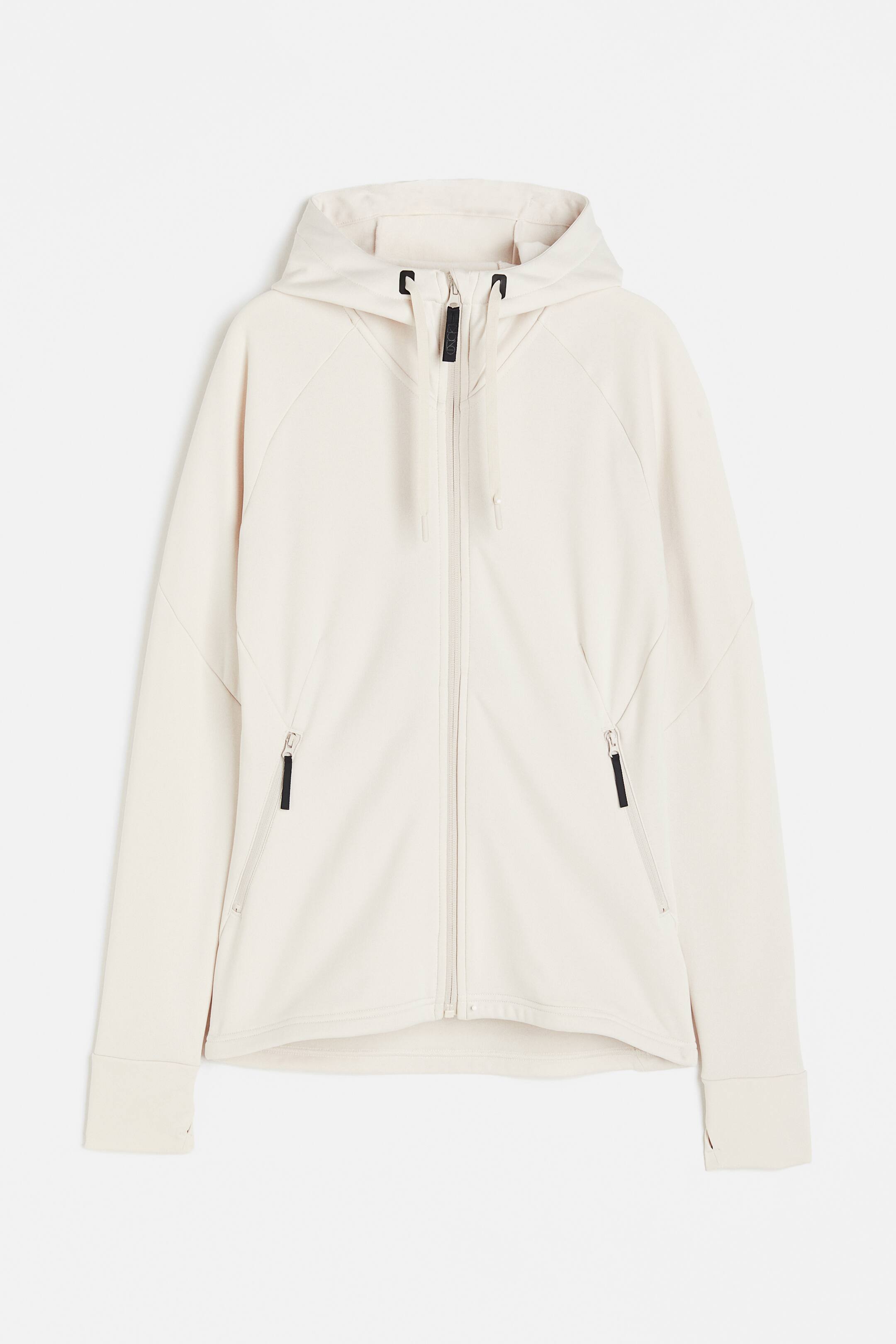 View larger image: Hooded Outdoor Jacket - Light beige - Ladies | H&M US 1