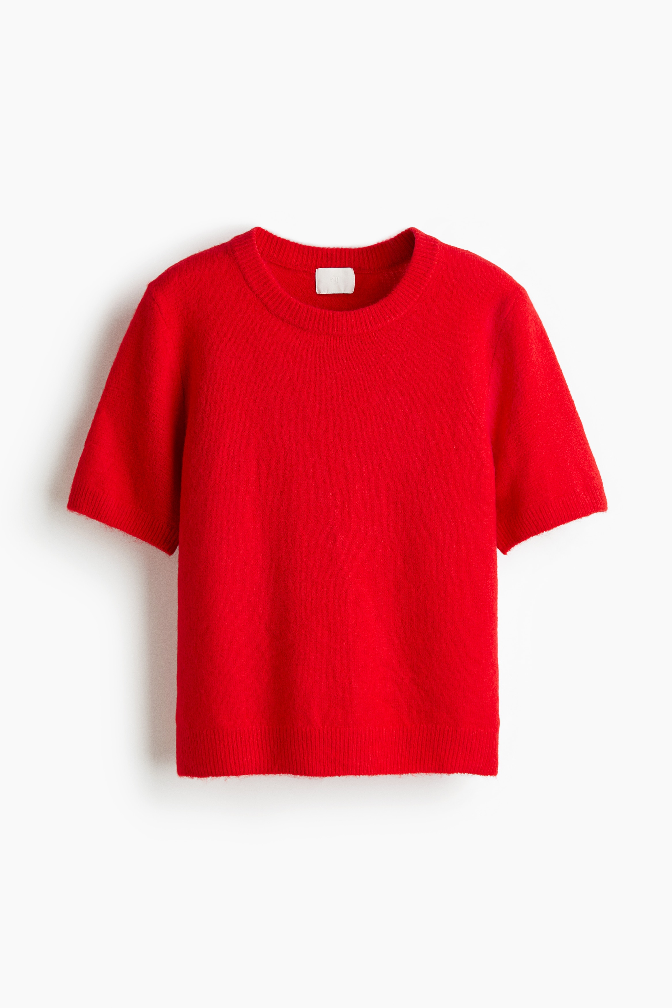 Fine-knit Sweater - Bright red/Powder pink/Black/White