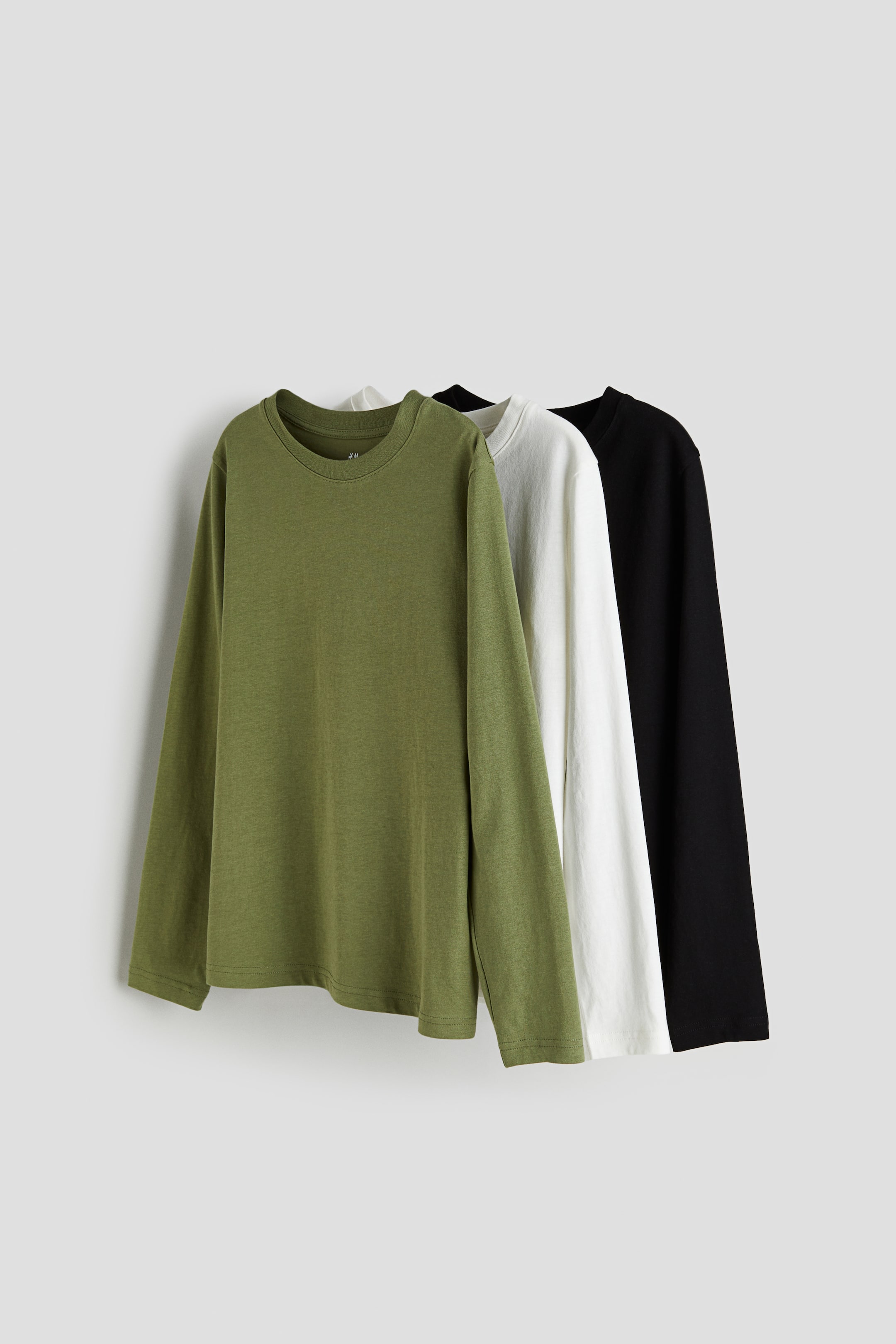 3-pack Long-sleeved T-shirts