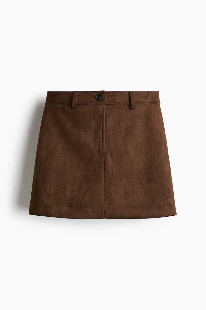 Mini Skirt - Dark brown/Brown/Dark brown/Khaki green - 1