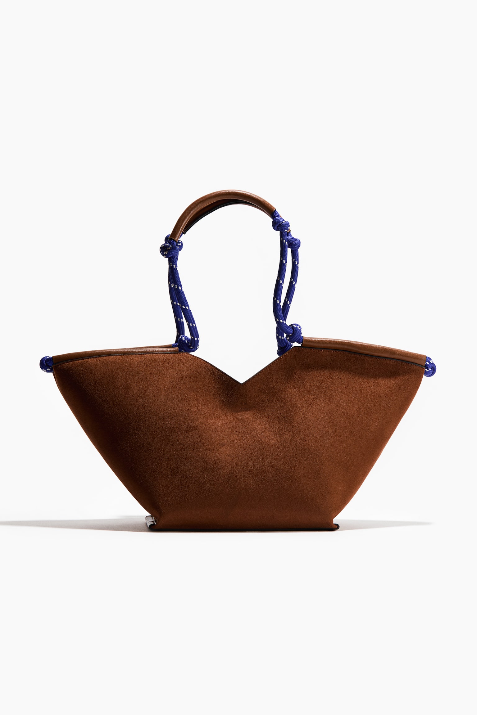 Cord-detail shoulder bag - Brown
