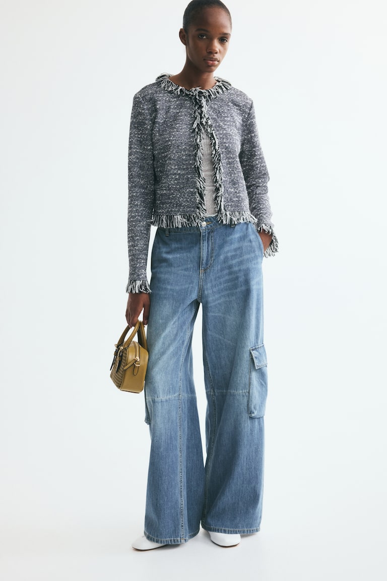 Wide Regular Waist Cargo jeans