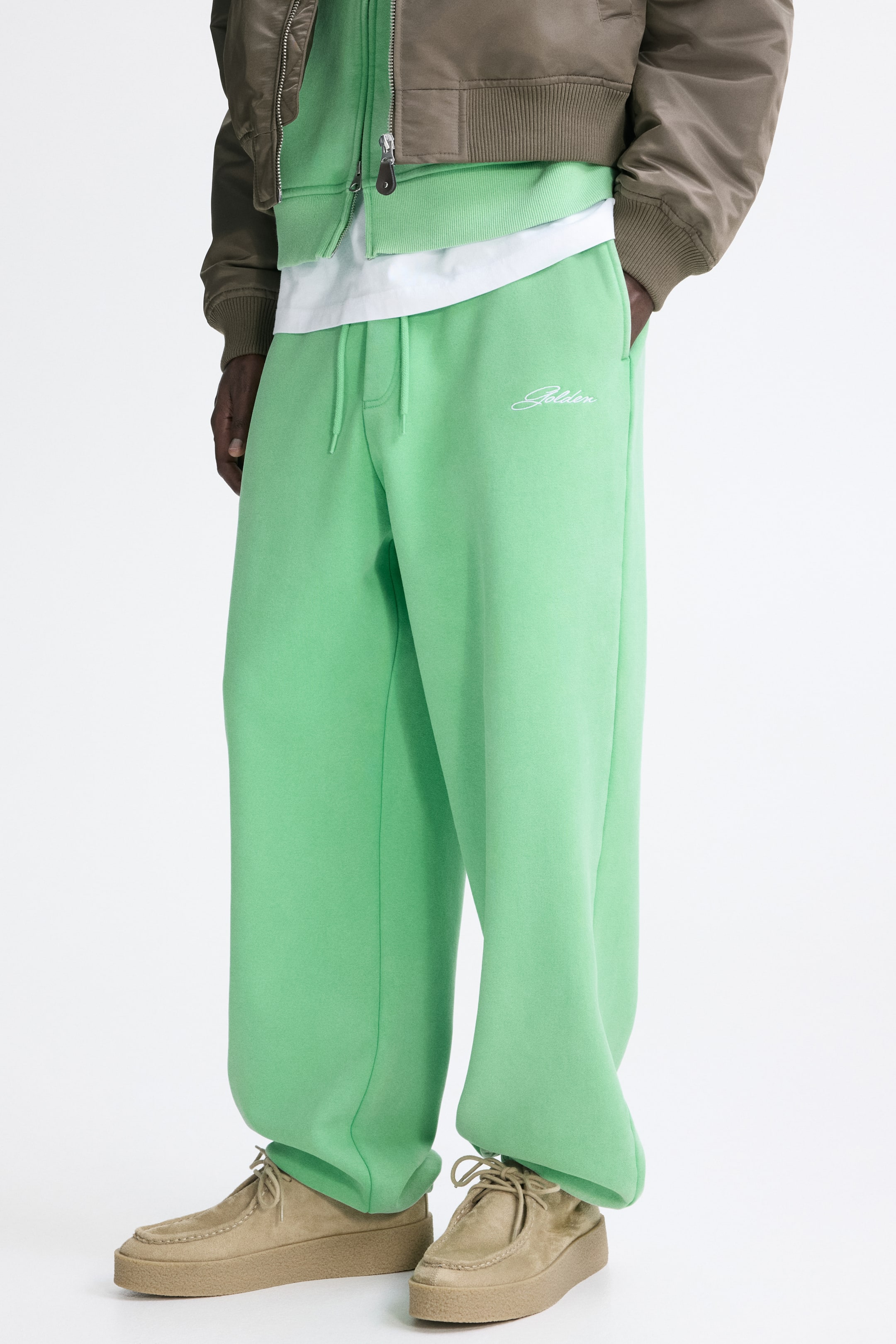Grotere afbeelding bekijken: Sweatpants - Loose Fit - Heldergroen - HEREN | H&M NL 2