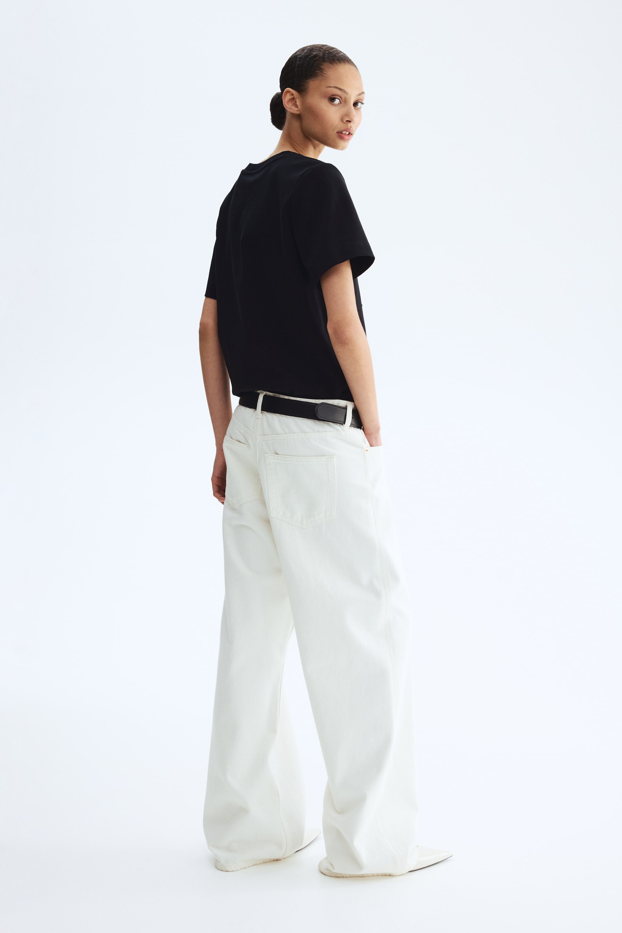 Женские футболки H&M Pima Cotton T-Shirt — фото 5