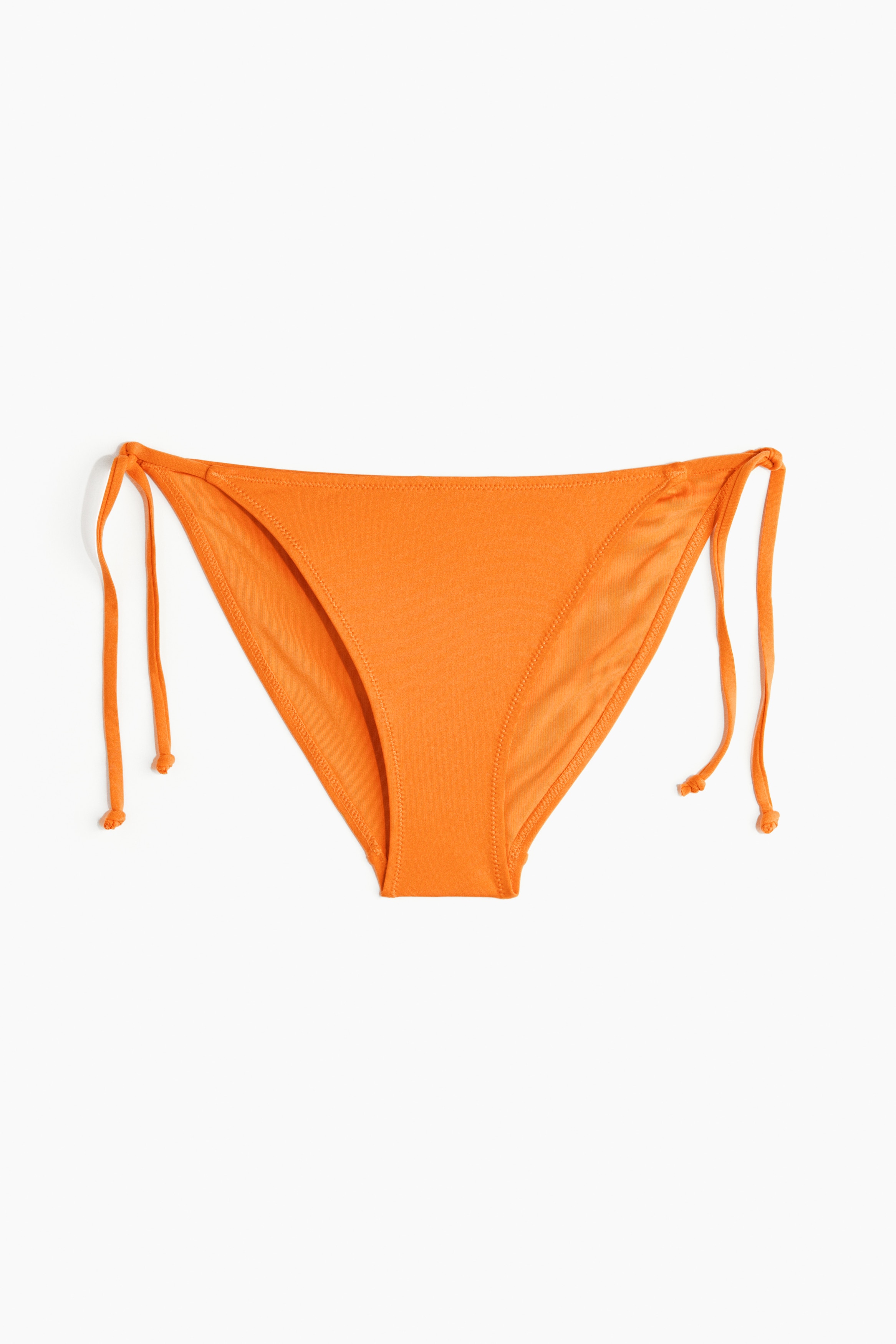 Bas de maillot Tanga à nouer - Orange/Rouge/Rouge corail
