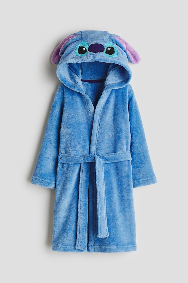 Pile dressing gown - Blue/Lilo & Stitch - 1