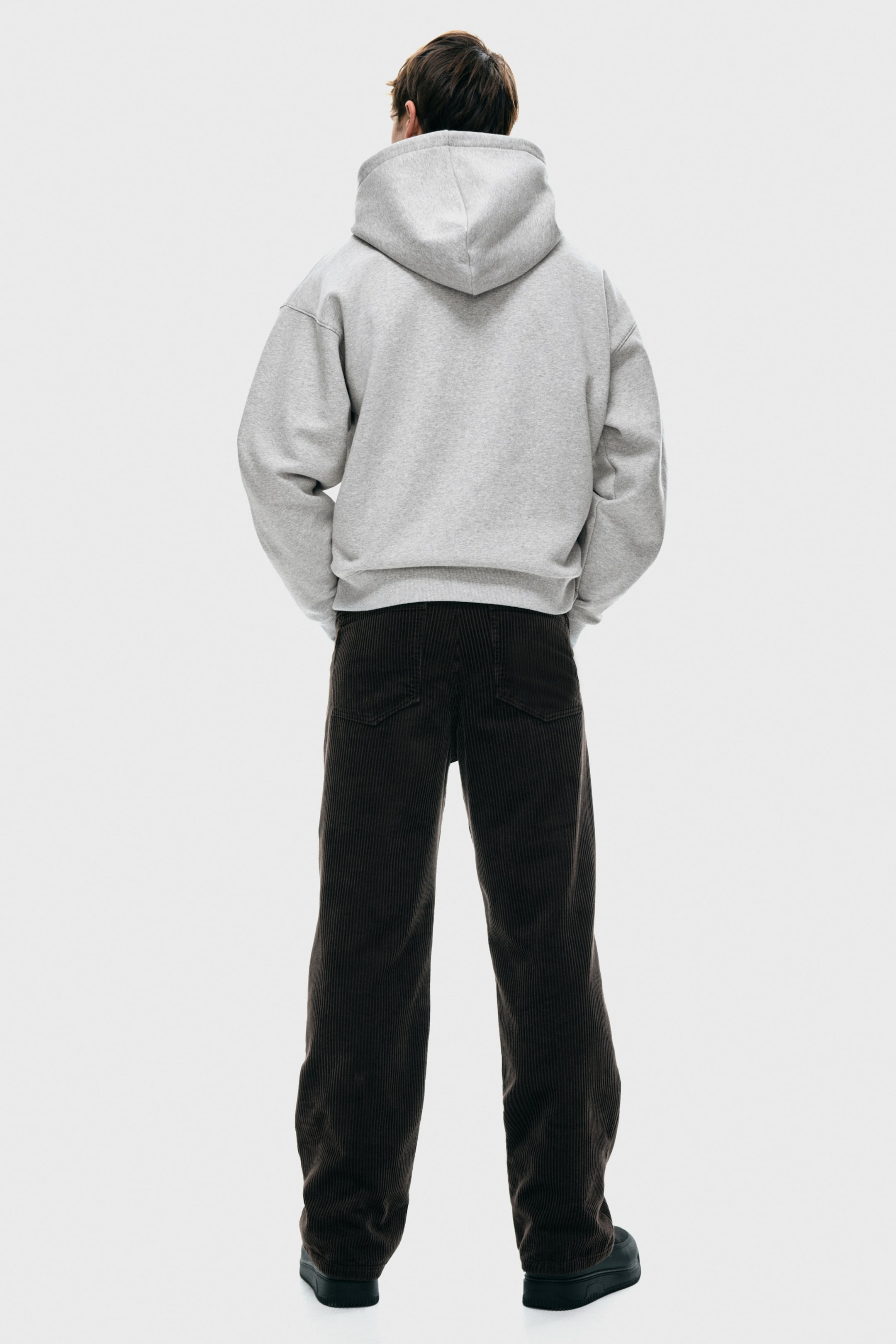 View larger image: Loose fit printed hoodie - Grey marl/New York - Men | H&M IN 5