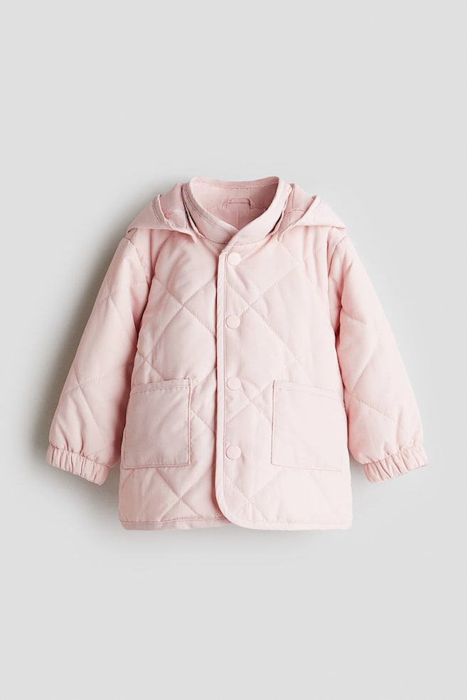 Quilted Jacket - Light pink - 1