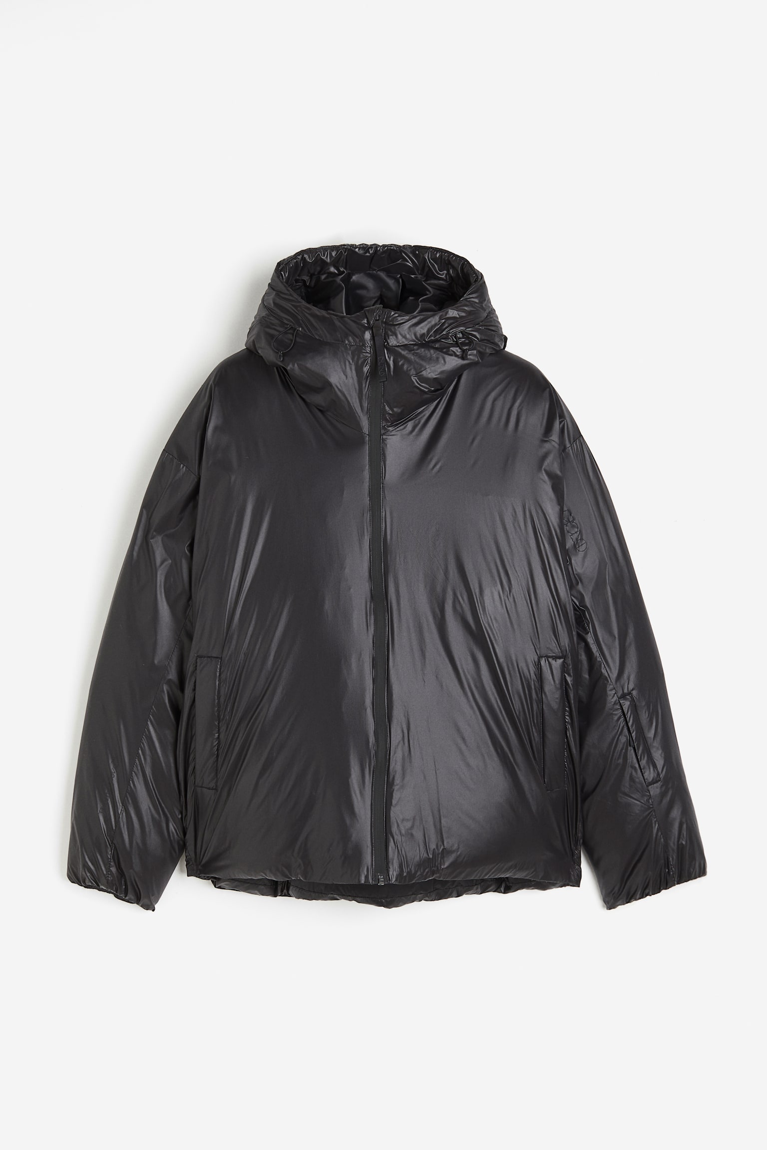 Down puffer ski jacket in ThermoMove™ - Black/Dark grey - 2