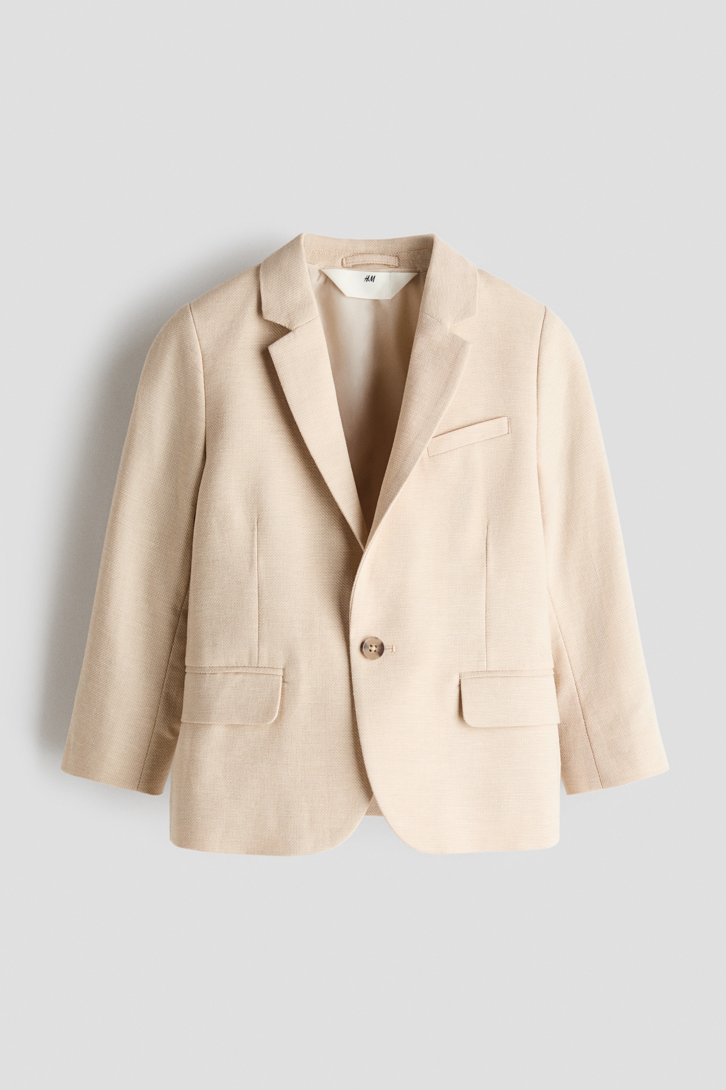 Single-breasted Jacket - Light beige - Kids | H&M US