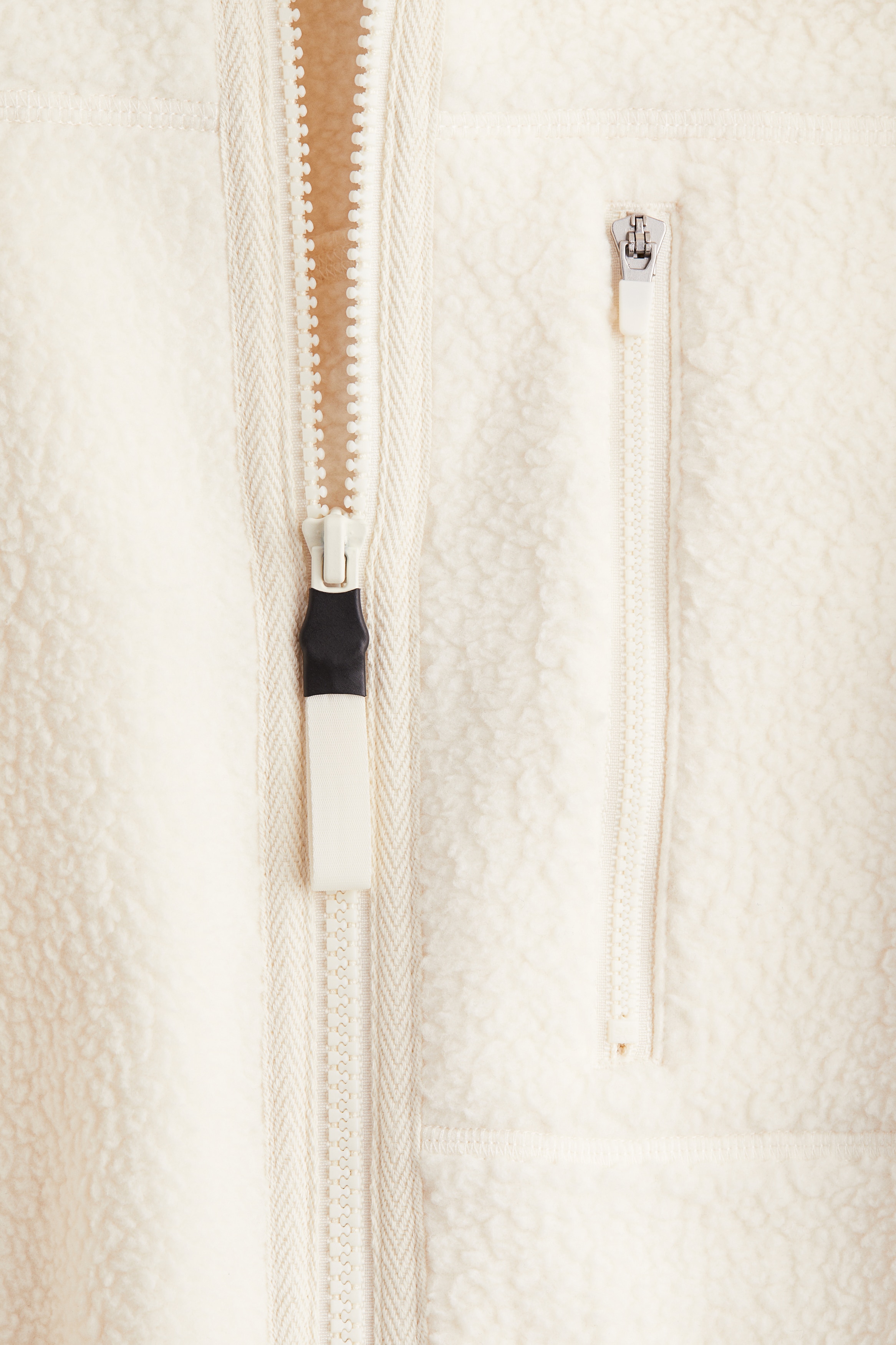 Women's Cream Teddy Fleece Activewear Jacket | H&M US
