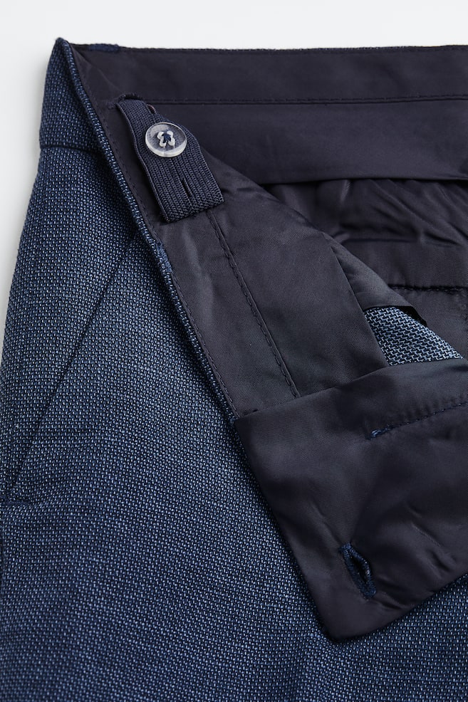 Textured suit trousers - Navy blue/Pigeon blue/Dark grey/Light blue/dc - 5