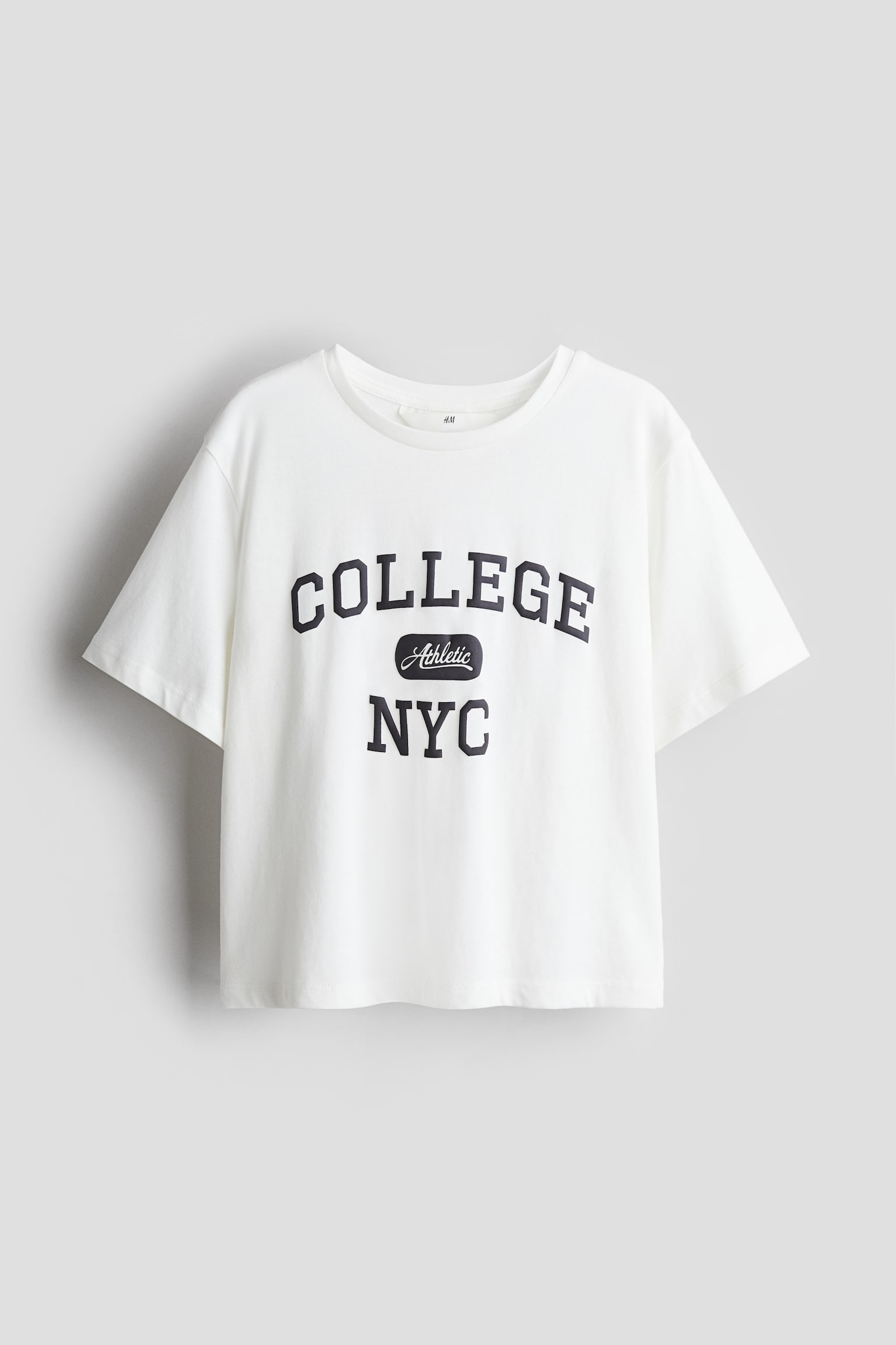 Text-motif T-shirt - White/College NYC/Black/Boston - 1