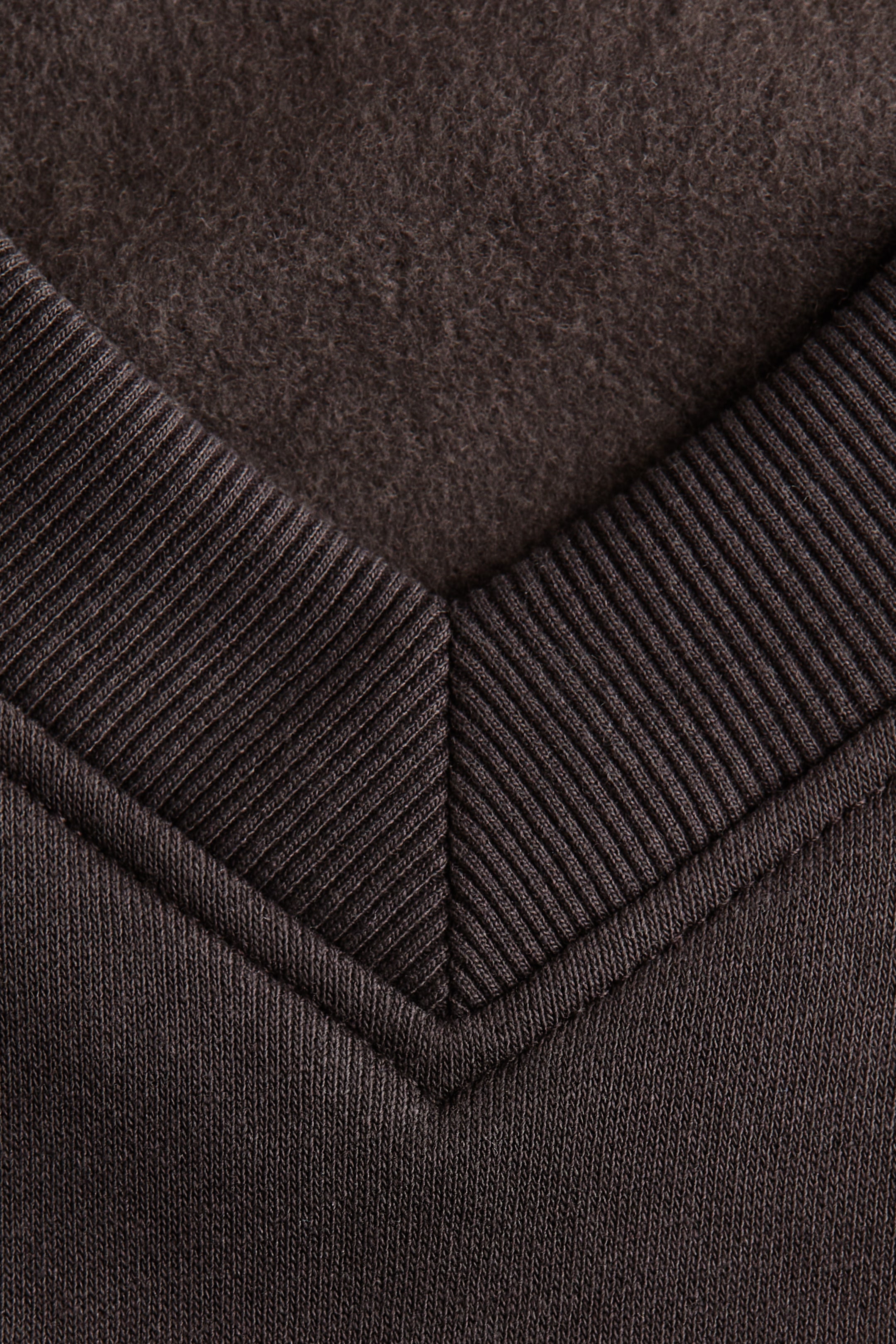 View larger image: Oversized V-neck sweatshirt - Dark grey/Long beach - Ladies | H&M IE 5