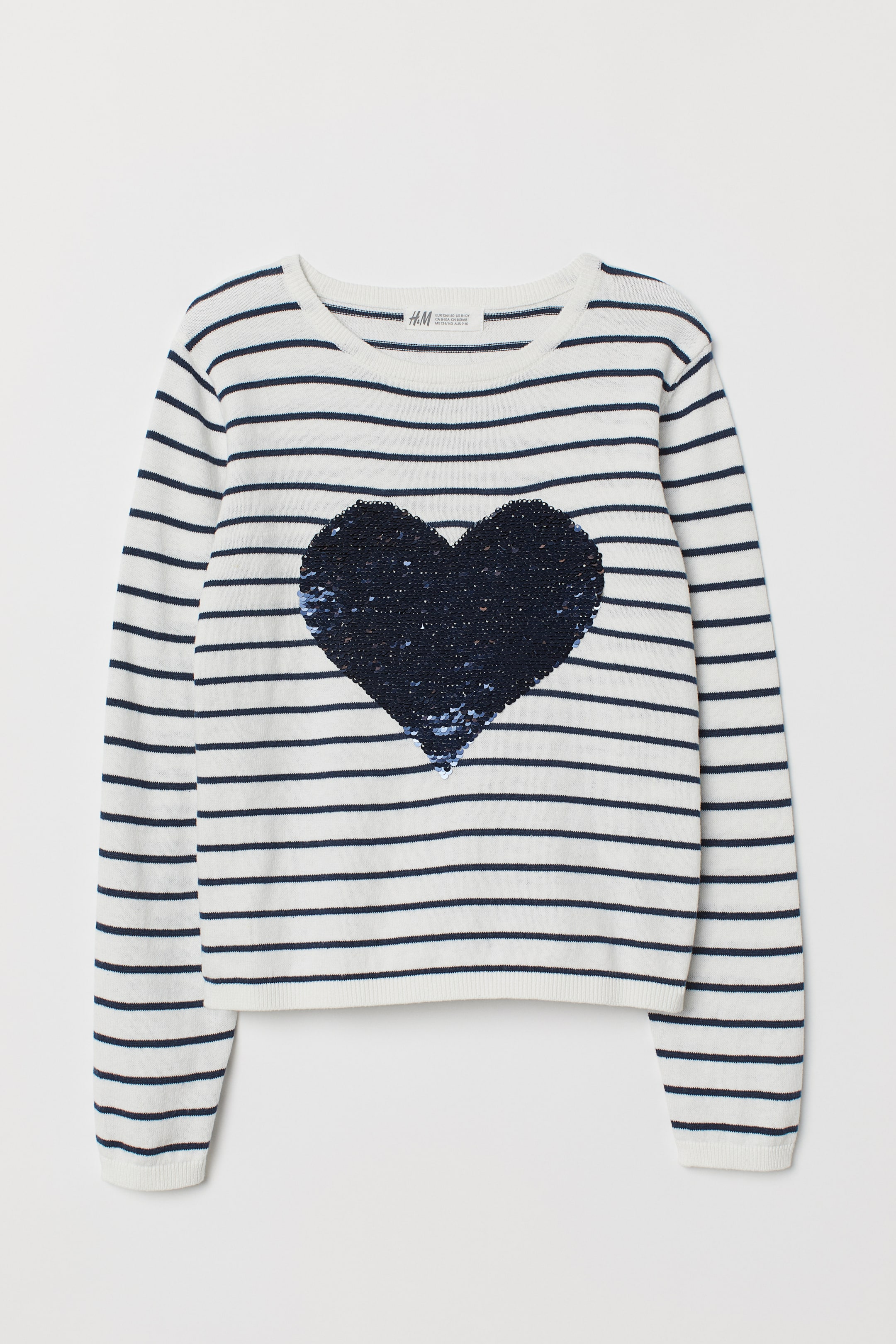 Pullover mit Wendepailletten