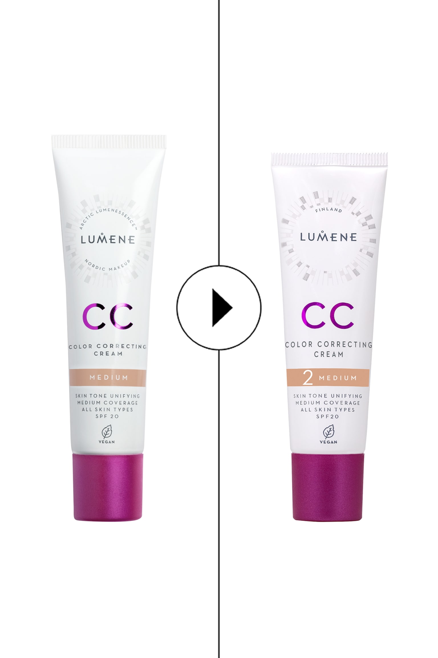 Cc Color Correcting Cream - Medium/Fair/Light/Tan/Ultra Light/Deep Tan - 3