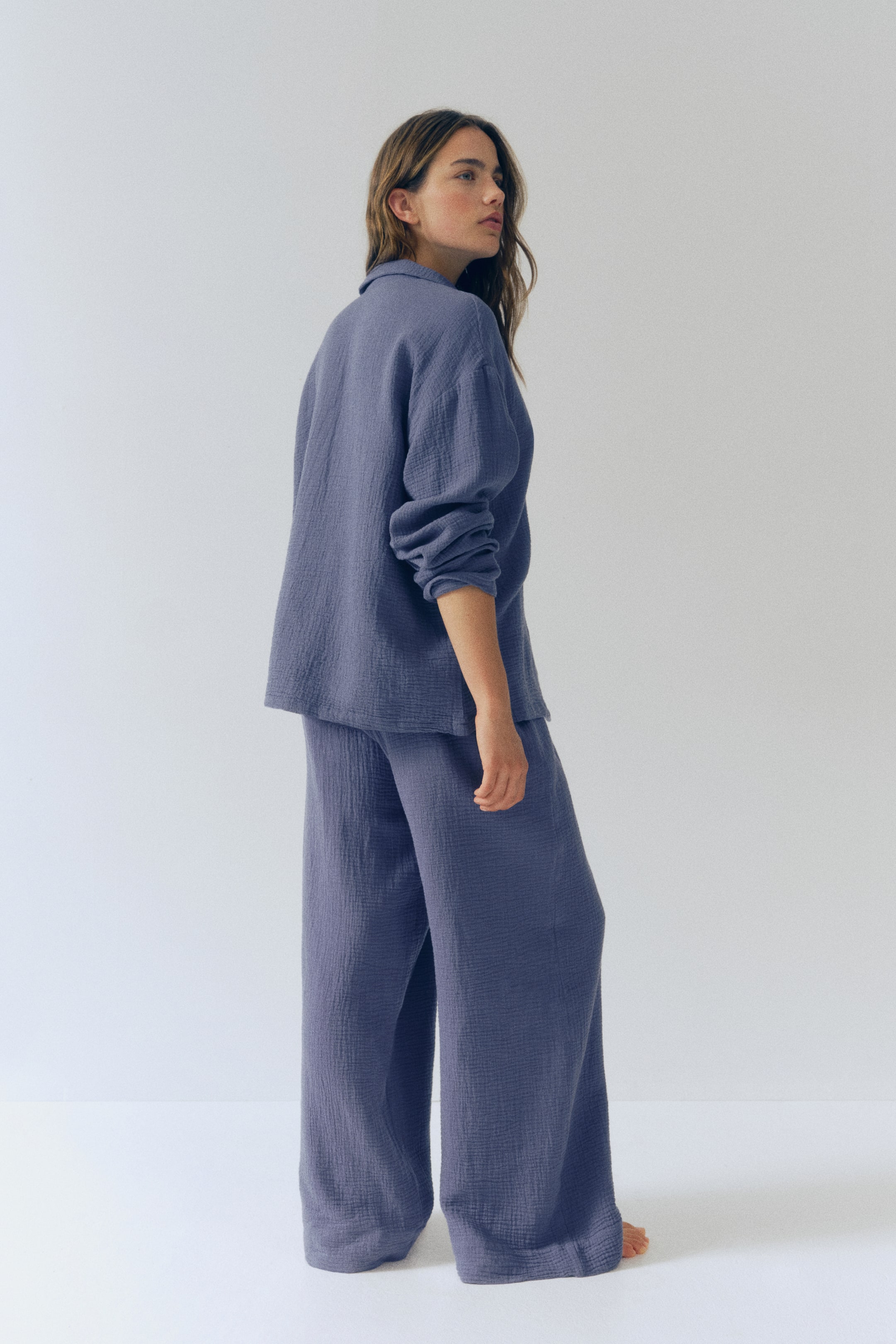 Pyjama en mousseline de coton