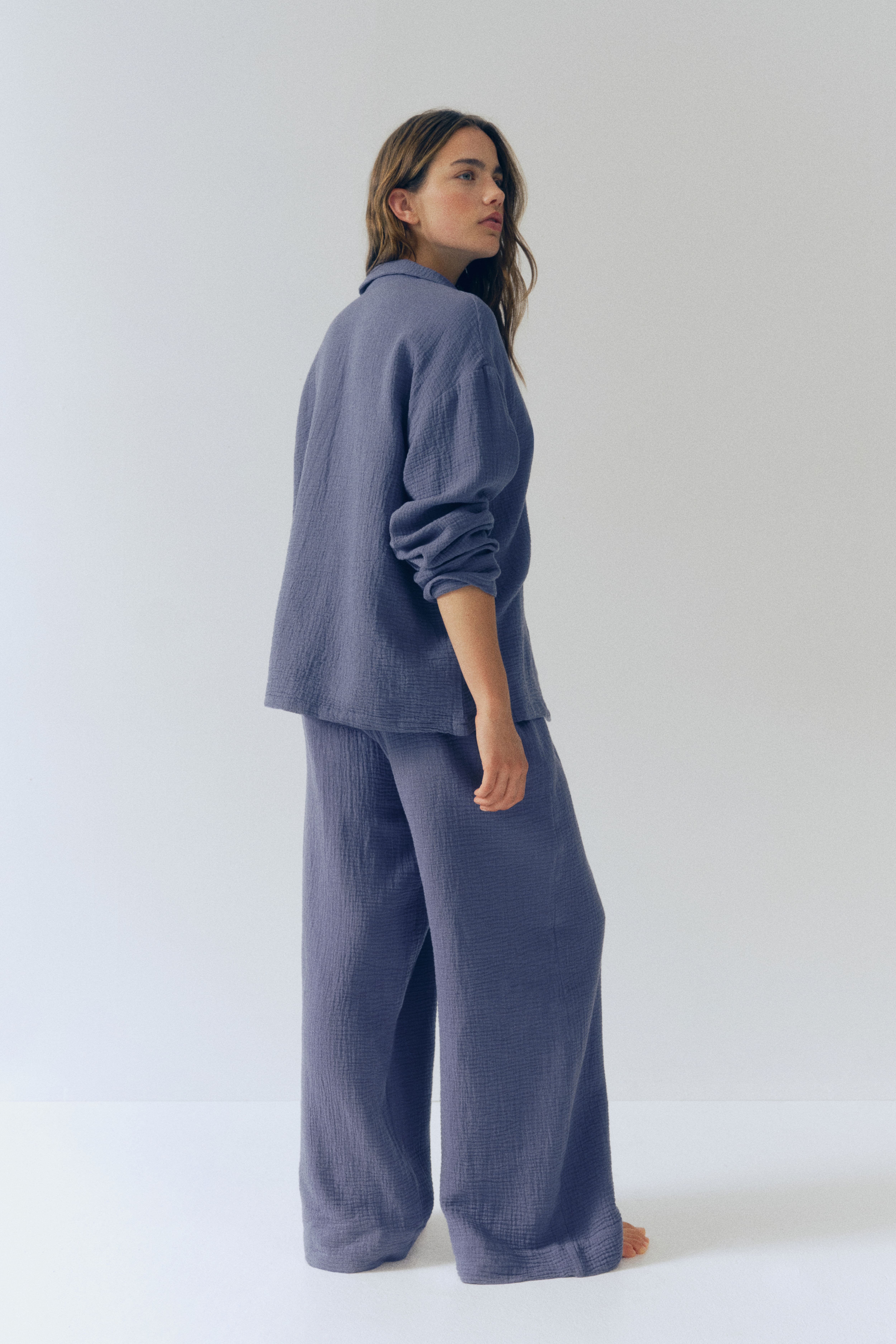 Pyjama en mousseline de coton