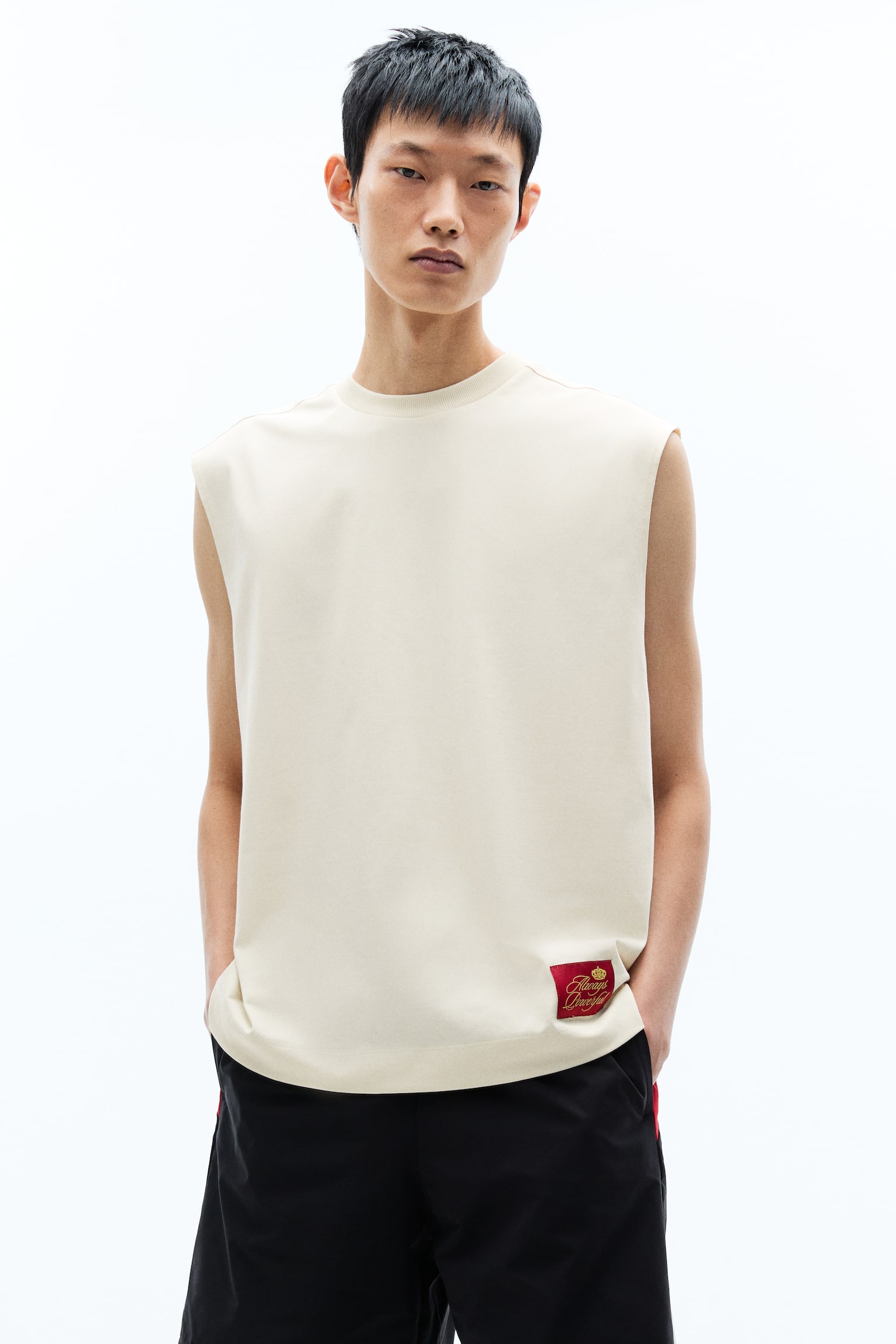 Loose Fit Printed vest top - Cream/Royal Season/Red/Unity/Green/Unity - 5