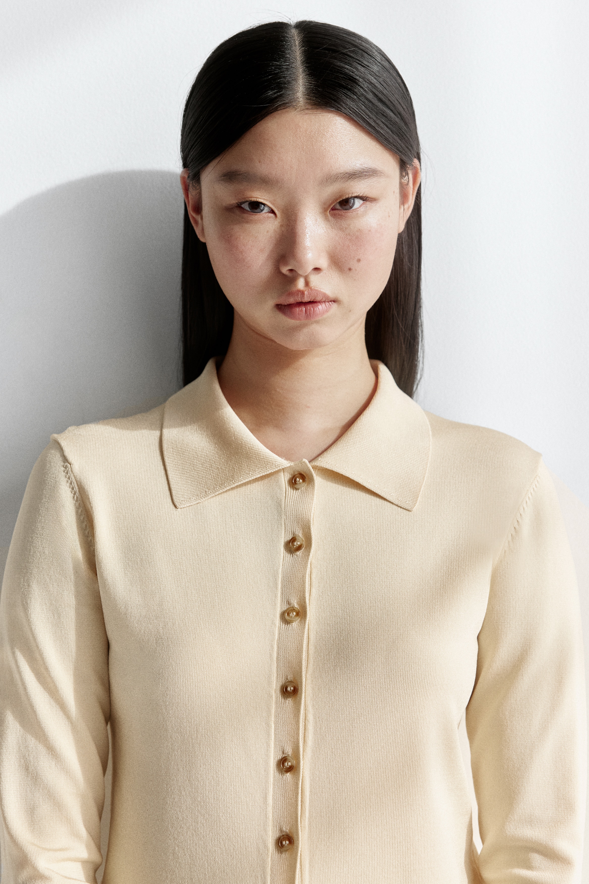 Fine-Knit Button-Front Top from H&M - $40.99