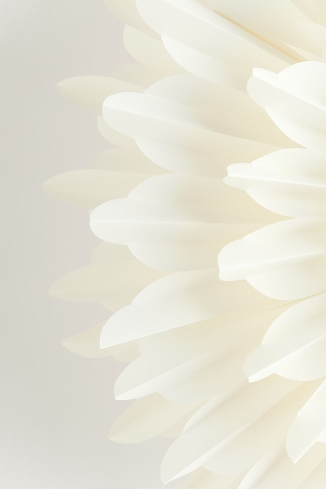 Paper star lampshade - White - 3