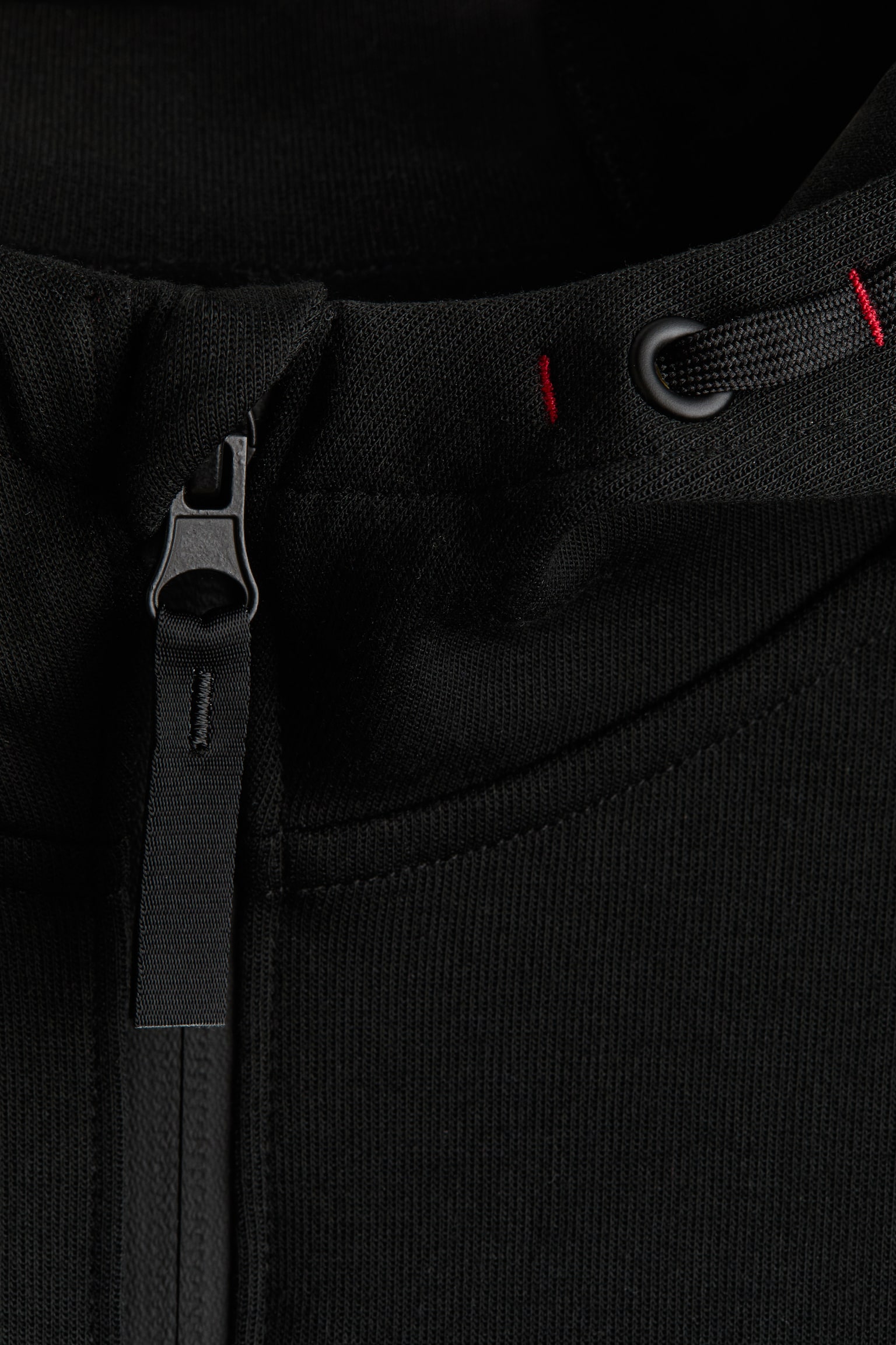 Sudadera deportiva de zíper con DryMove™ - Negro/Azul cerceta/Gris tenue - 5