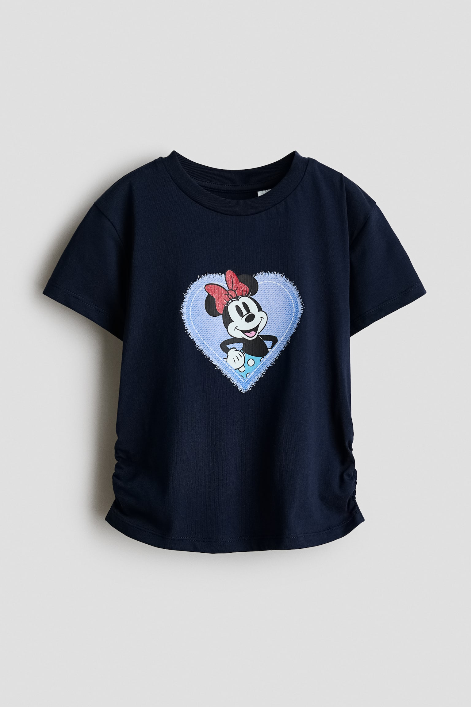 Printed Cotton T-Shirt - Navy blue/Minnie Mouse/Light blue/Minnie Mouse/Ivory/Minnie Mouse - 1