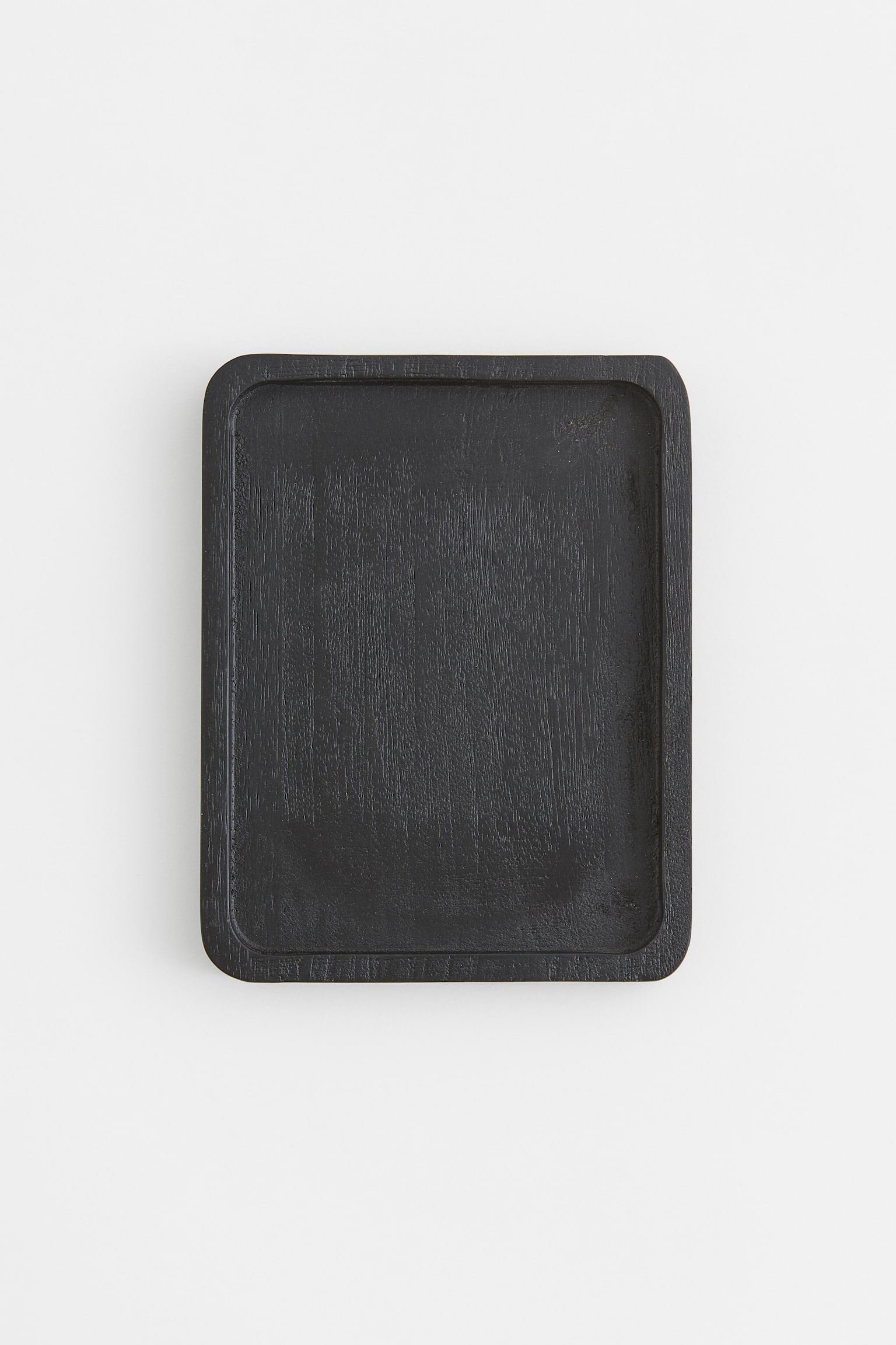 Small wooden tray - Black - 1