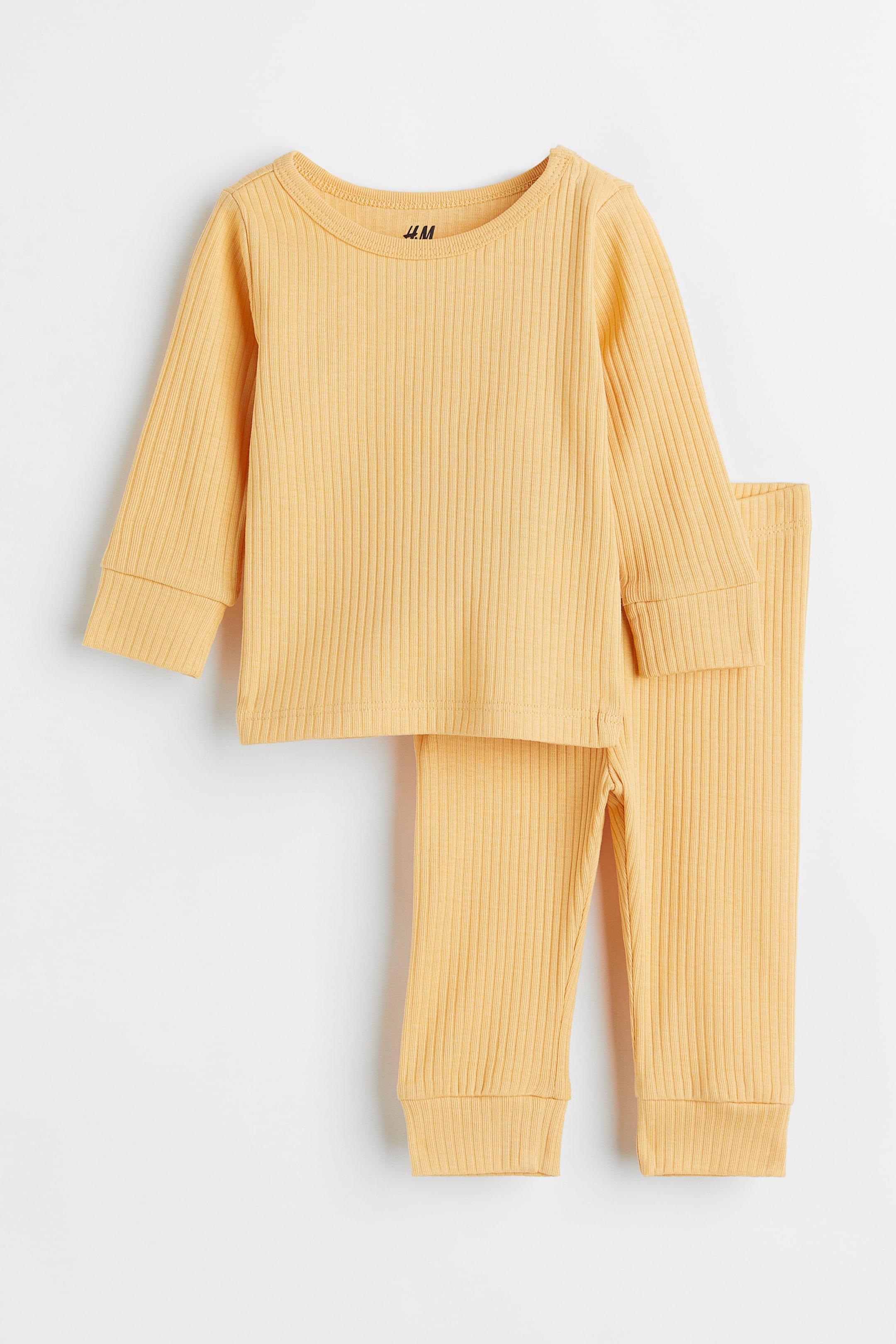 View larger image: Ribbed cotton set - Yellow - Kids | H&M IE 1