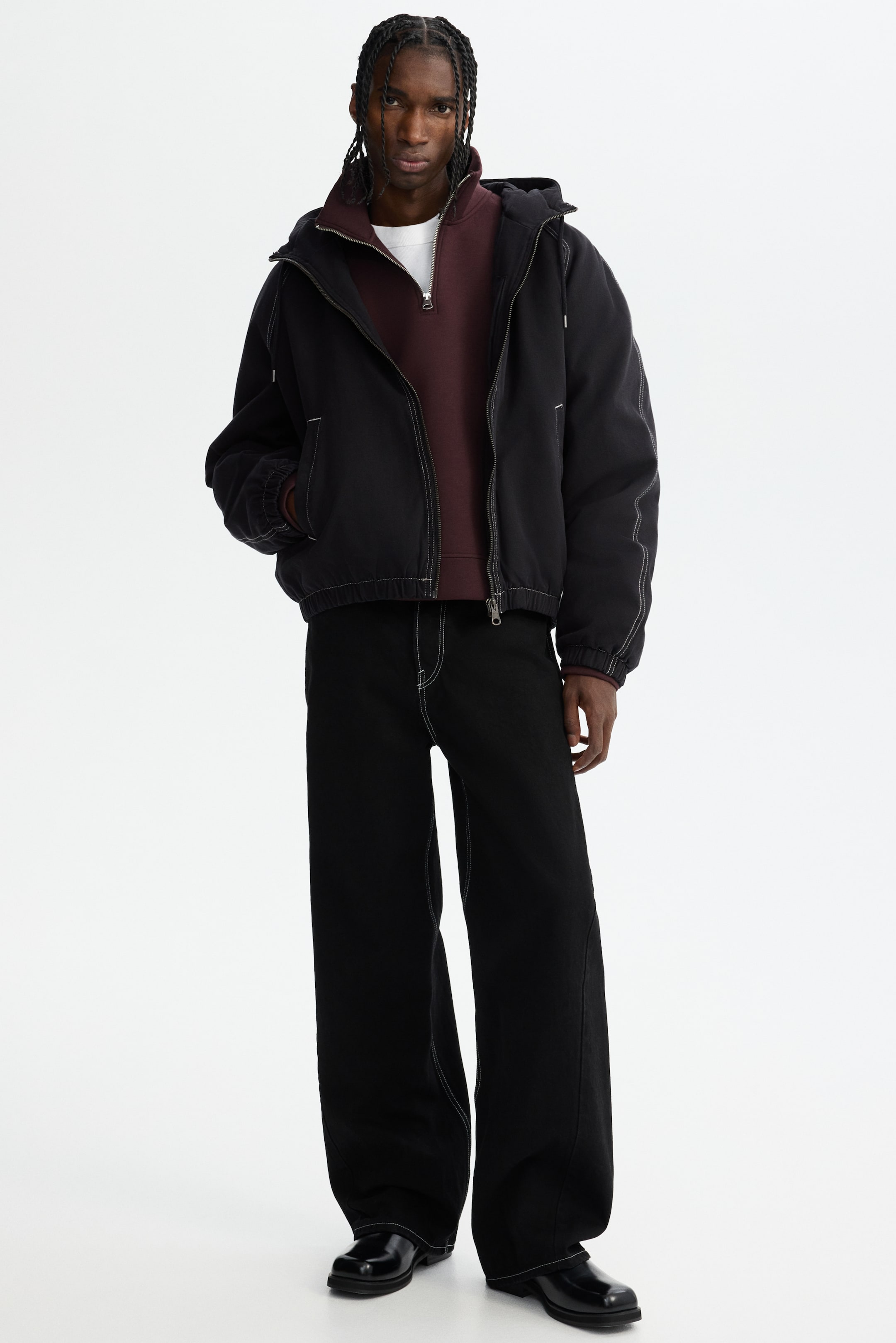 Ver imagen más grande: Padded canvas jacket - Black - HOMBRE | H&M ES 2