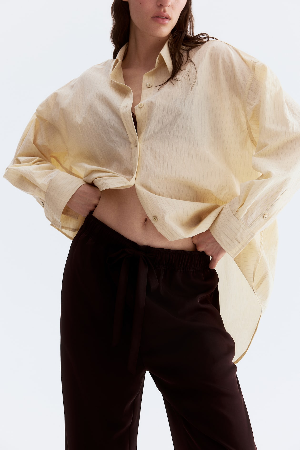 Drawstring Twill Pants - image 4