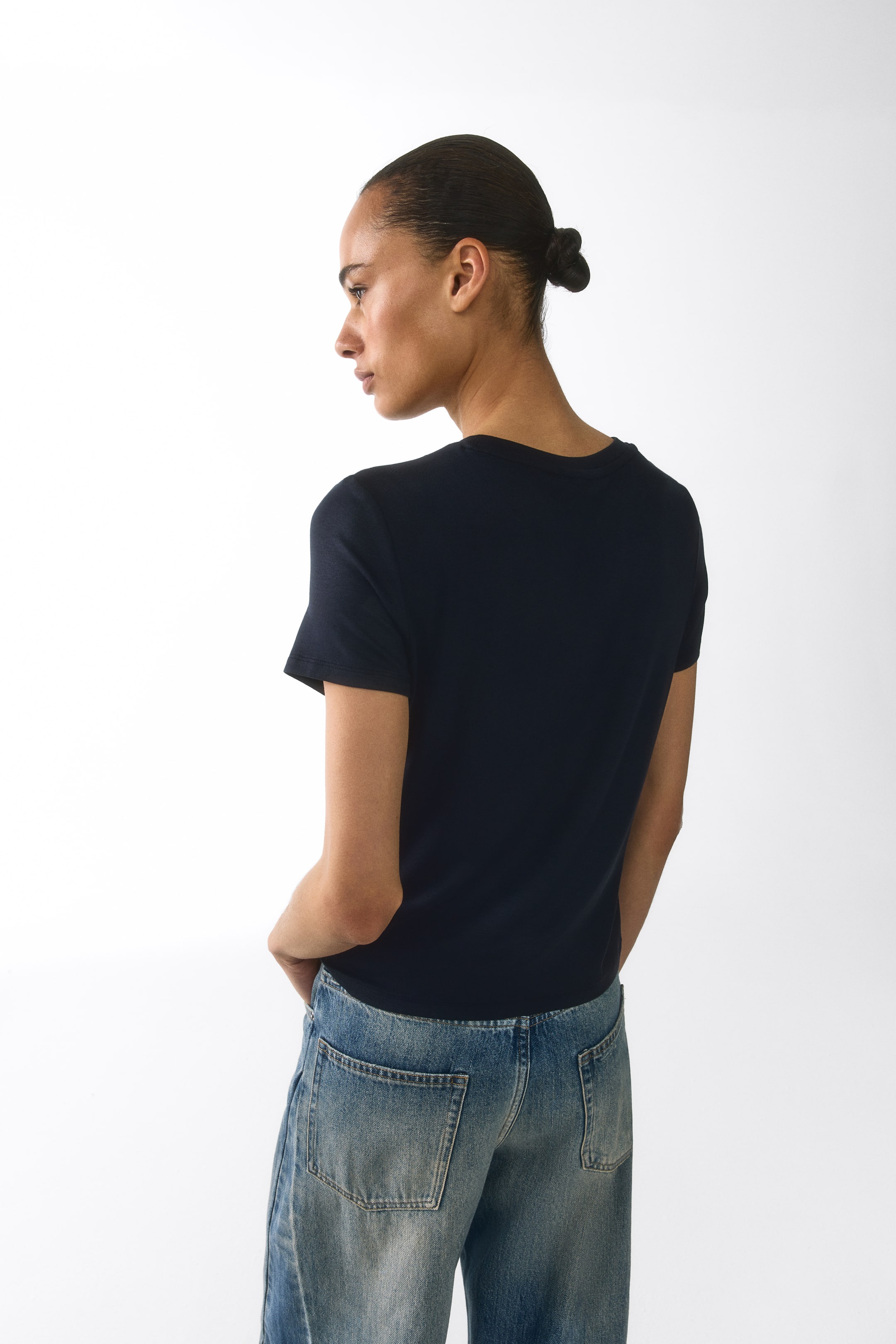 Женские топы H&M Button-Detail Viscose Top — фото 4
