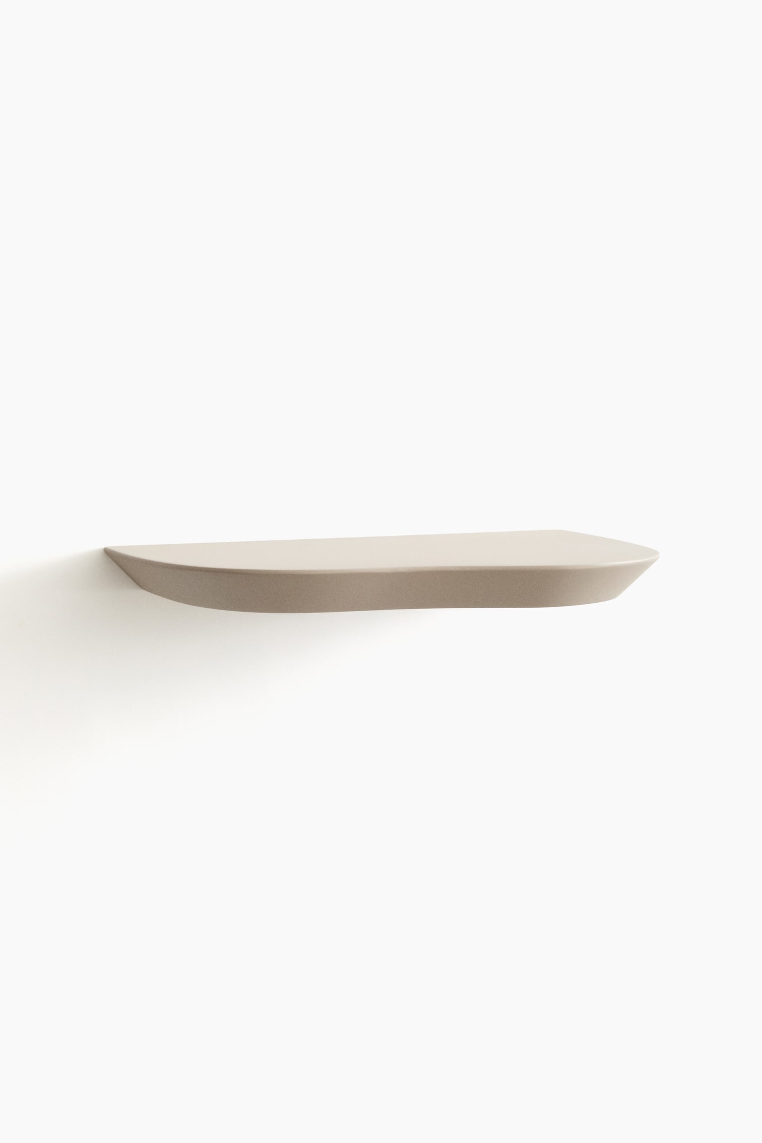 Small wooden wall shelf - Light beige