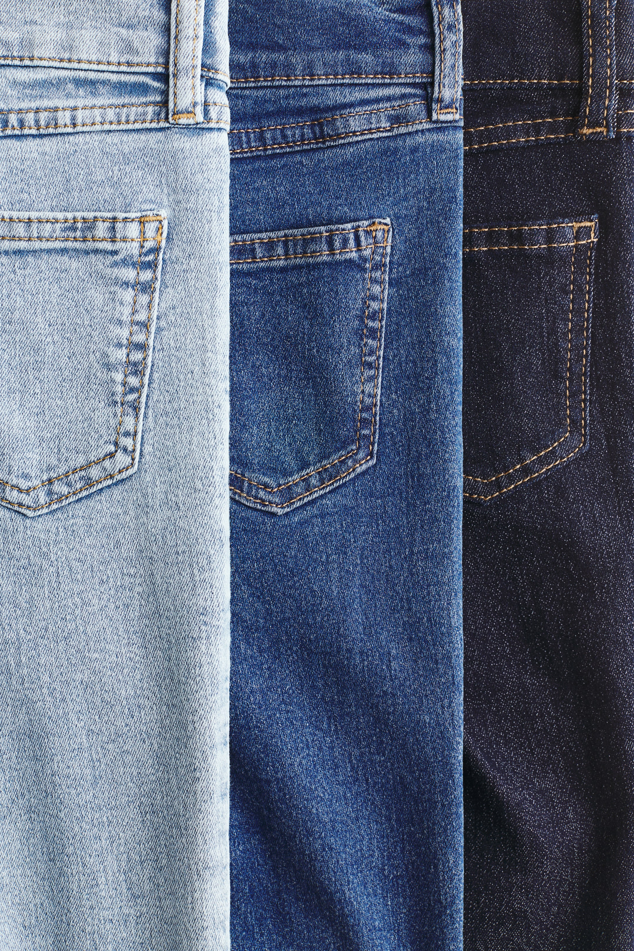 Büyük resmi görüntüle: 3'lü Comfort Stretch Slim Fit Jeans - Koyu kot mavisi/Kot mavisi - ÇOCUK | H&M TR 2