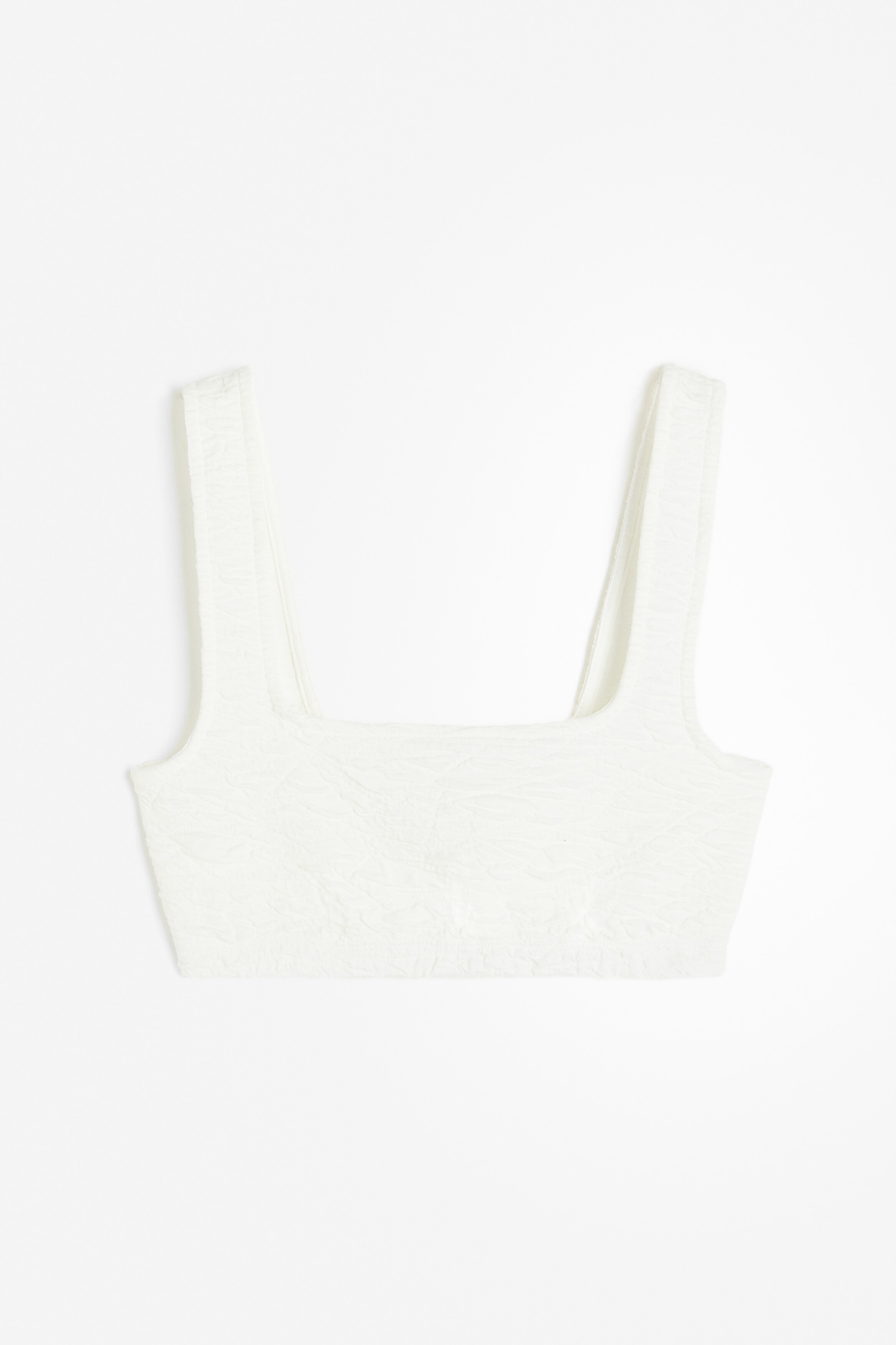 Dam - Ivory Wide Scrunchie Scoop Bra - Size: XL  - H&M