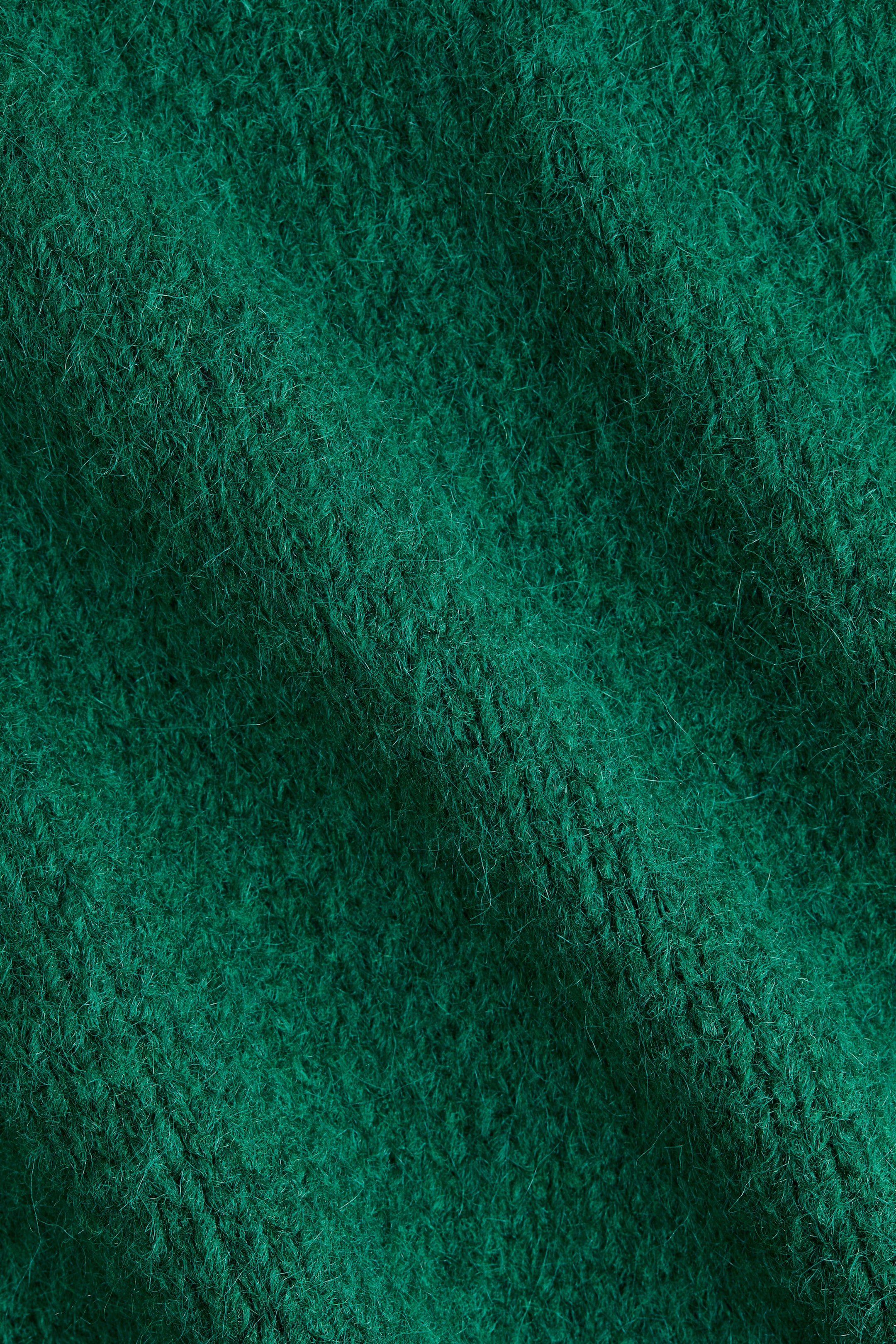 View larger image: Fine-knit jumper - Dark green - Ladies | H&M IN 5