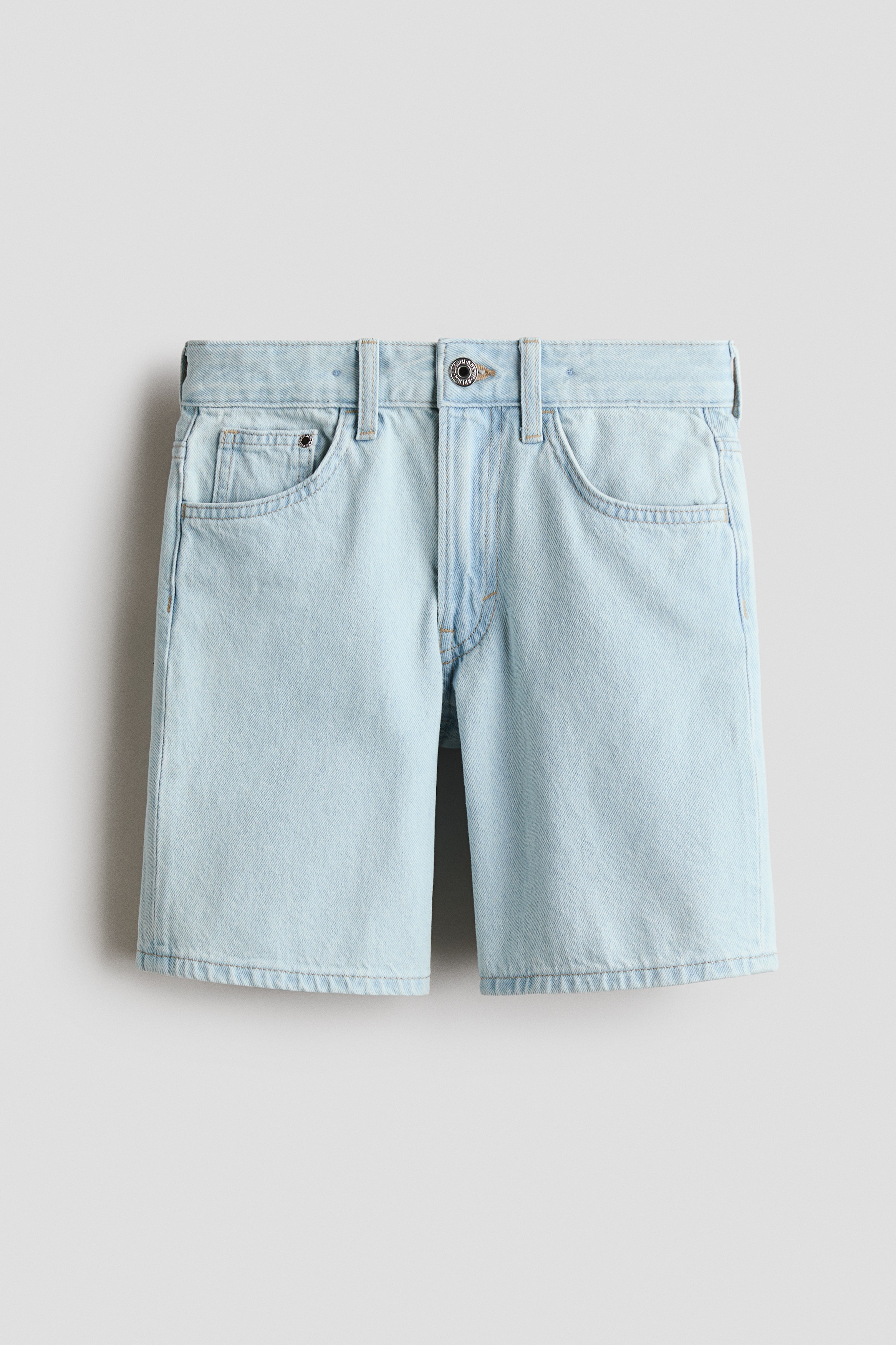H & M - Jeansshorts in Loose Fit - Blau - Kinder