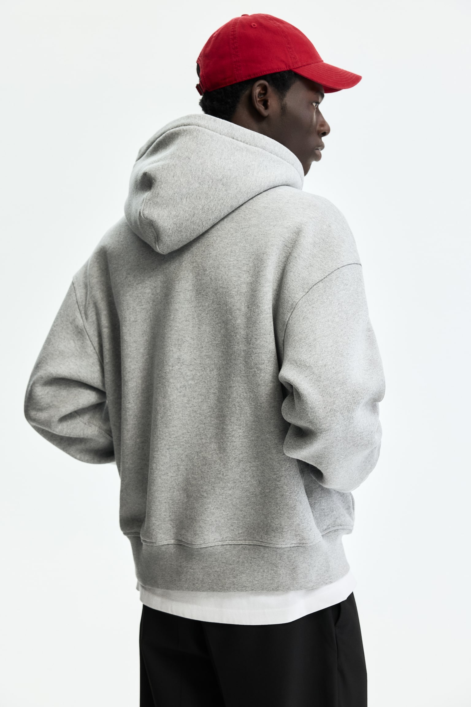 Dukserica s kapuljačom i printom Oversized Fit - Sivi lapor/SoHo NYC/Mornarsko plava/SoHo NYC/Crna/SoHo NYC - 4