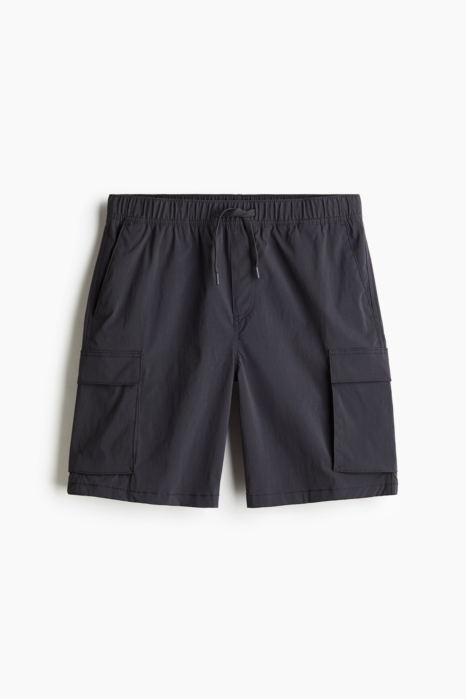 Regular Fit Nylon Cargo Shorts - Dark grey/Navy blue/Beige/Black/Light beige/Khaki green - 2